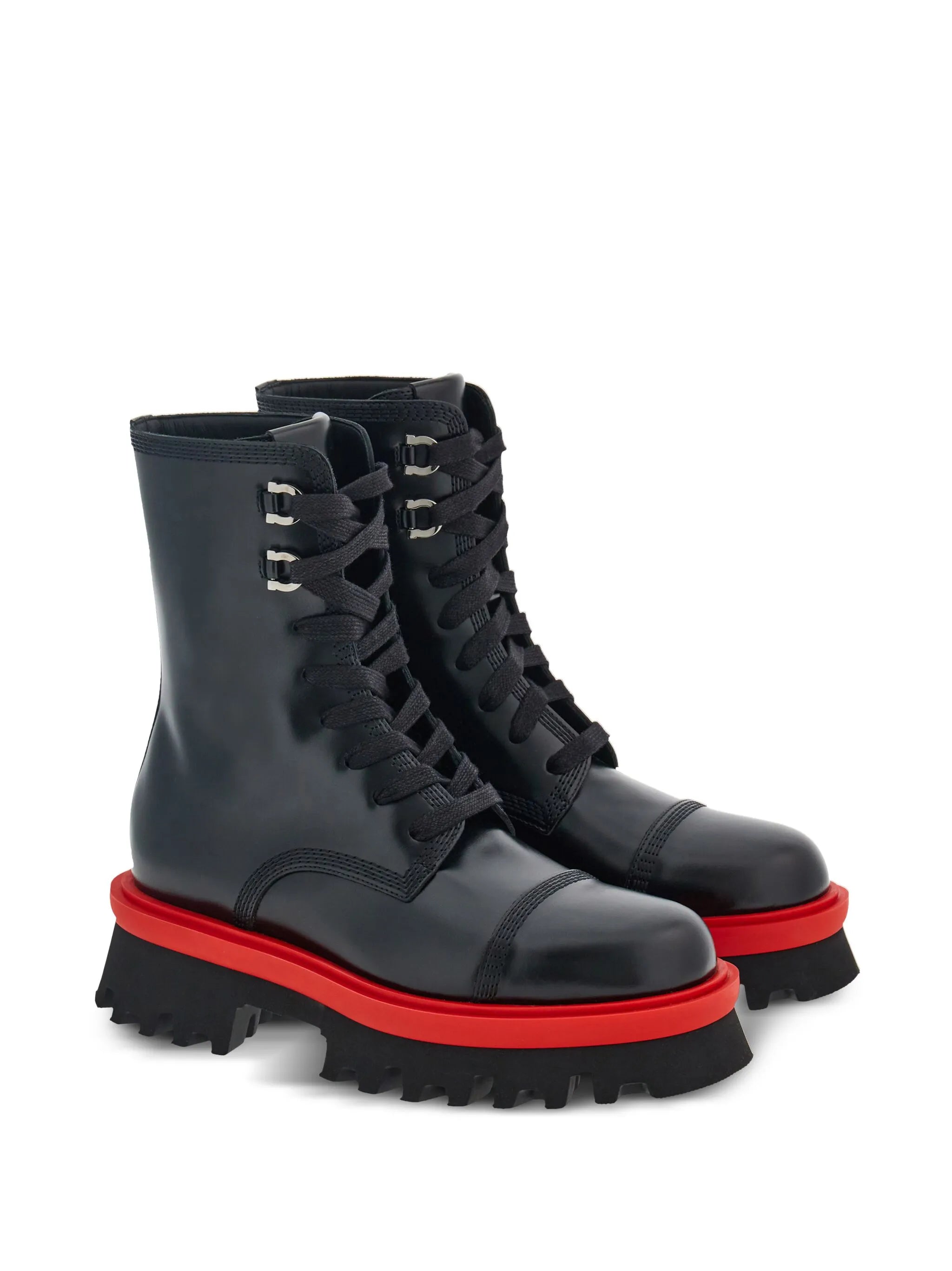 chunky combat boots