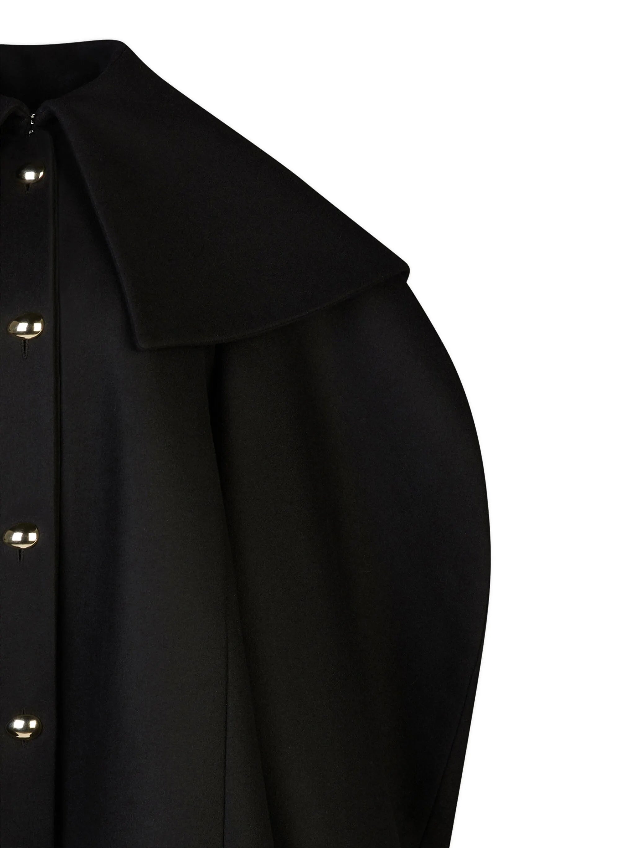 single-breasted wool coat