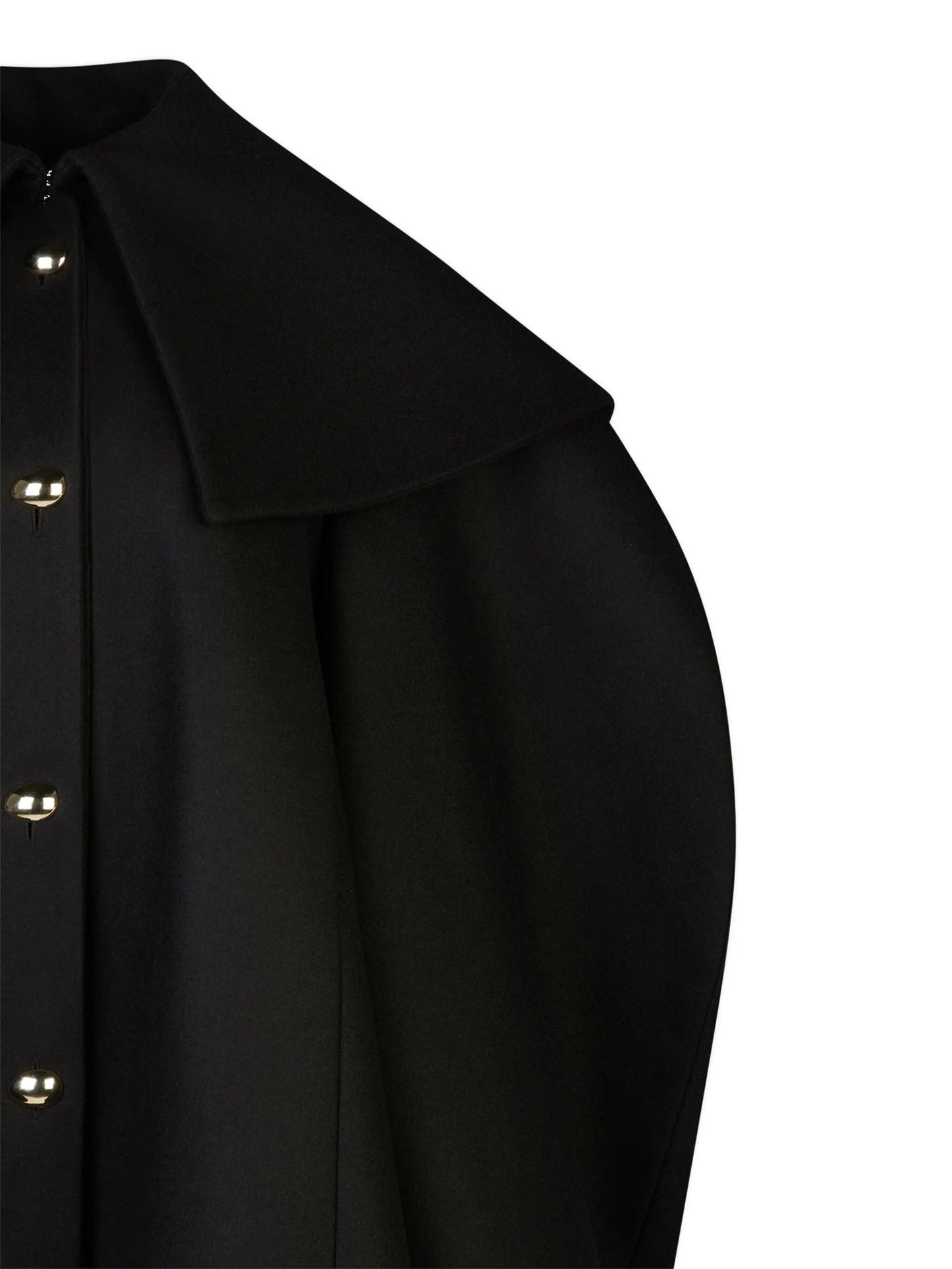 single-breasted wool coat
