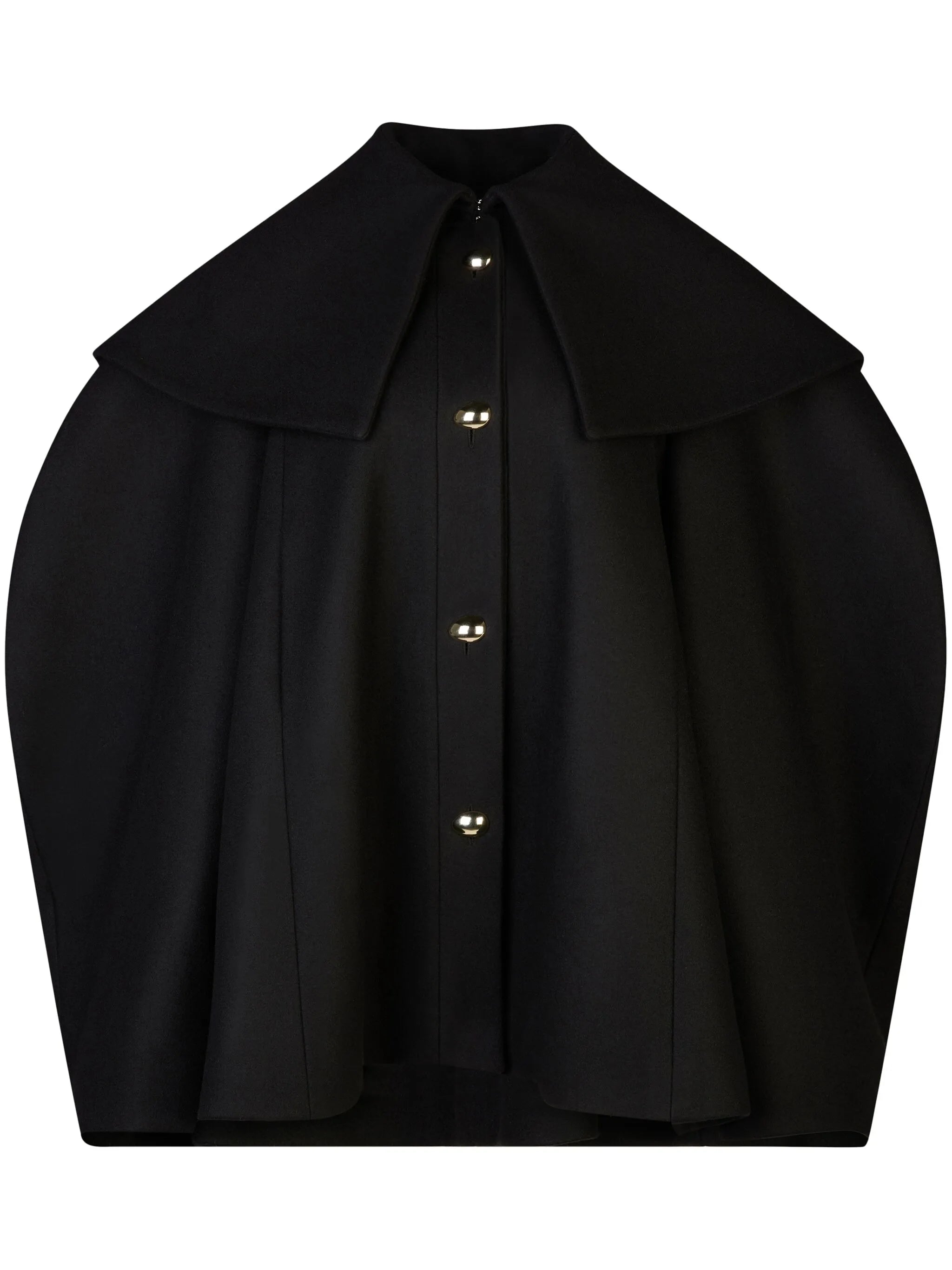 single-breasted wool coat