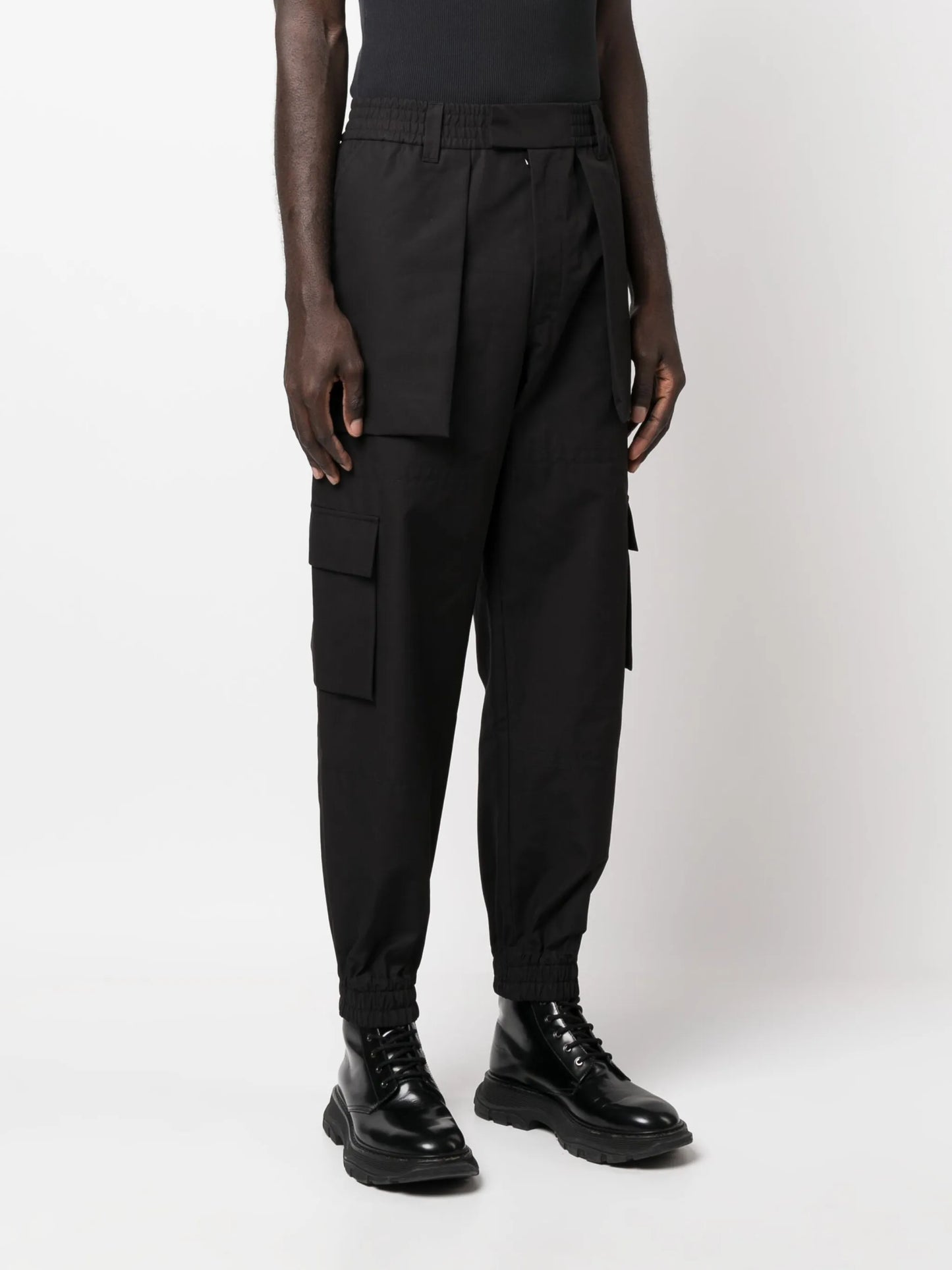cotton cargo trousers