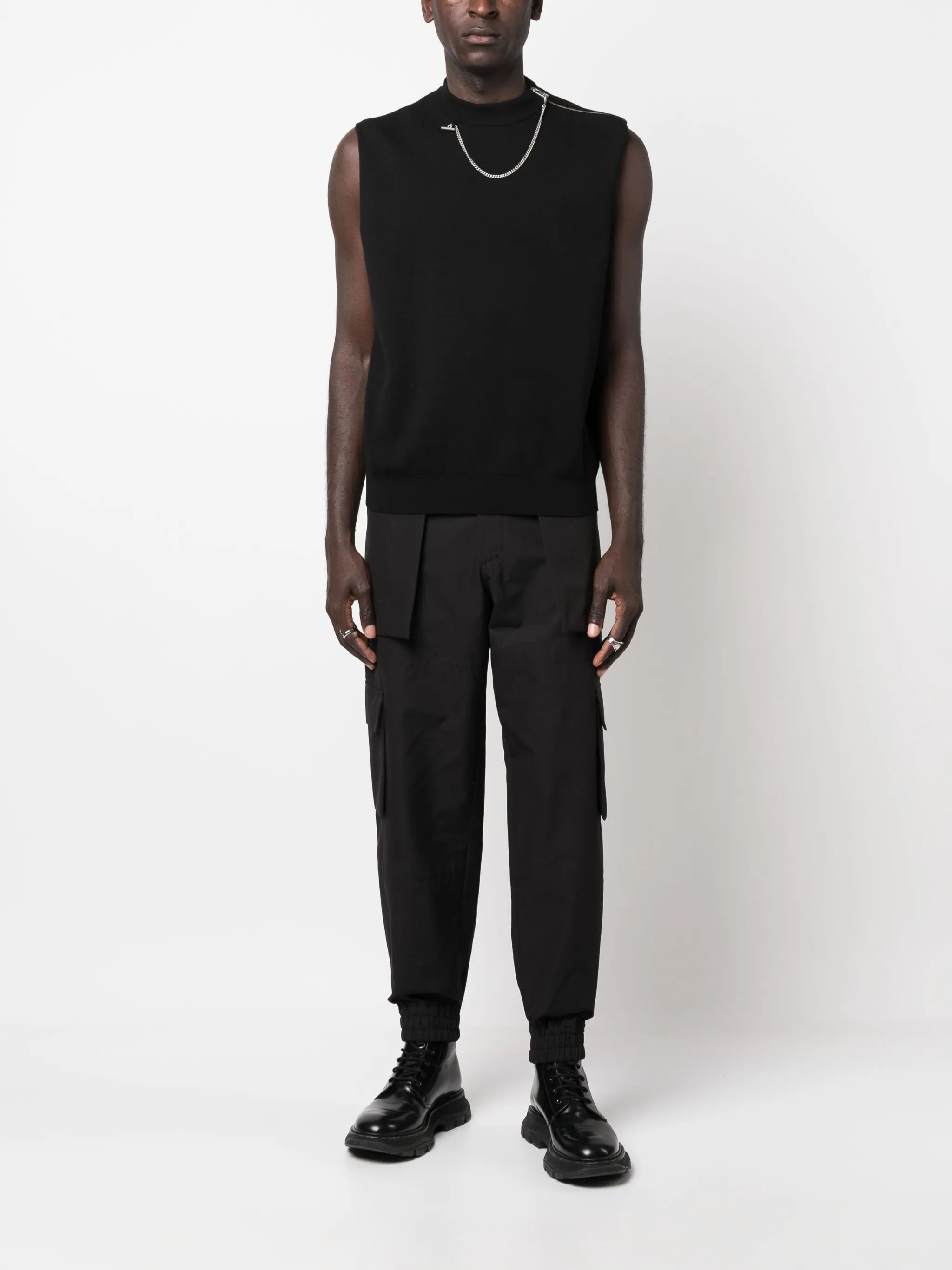 cotton cargo trousers
