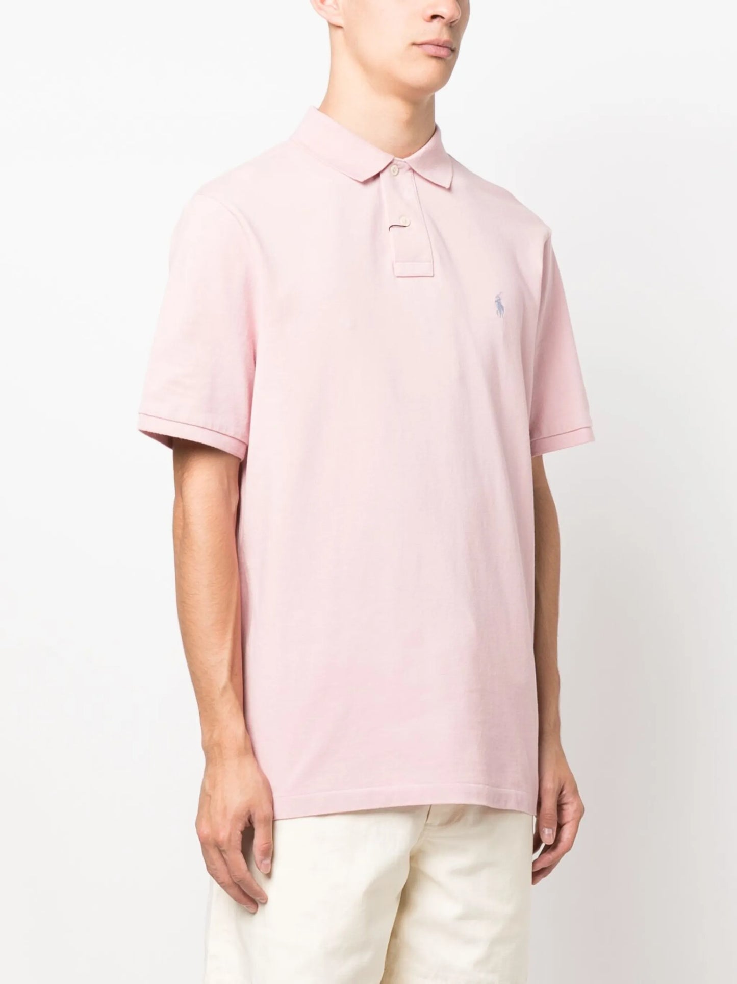 embroidered-logo polo shirt