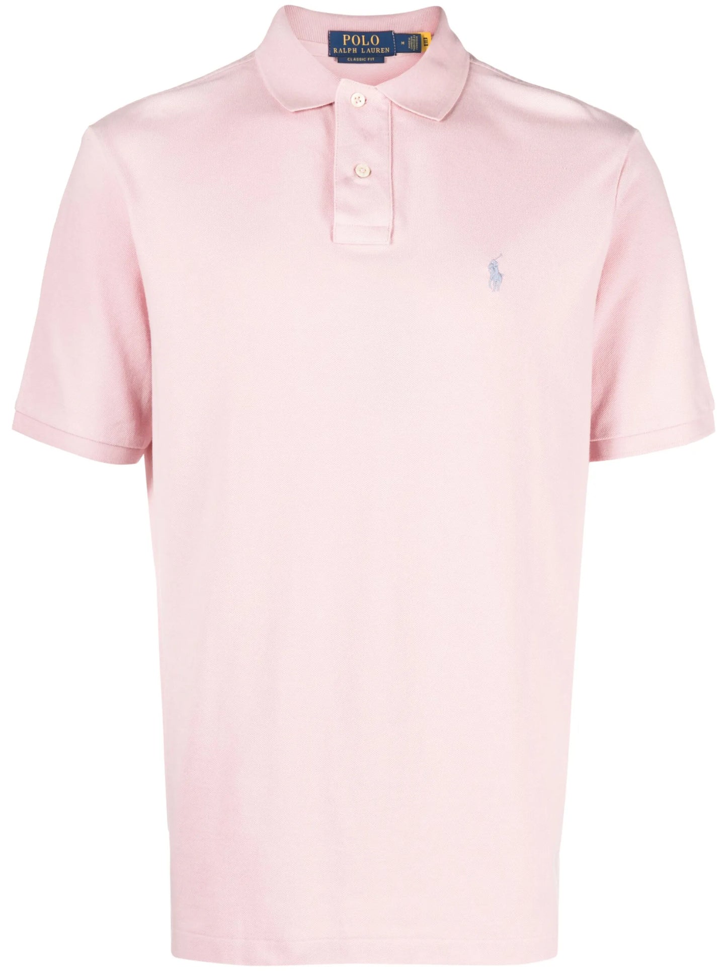 embroidered-logo polo shirt