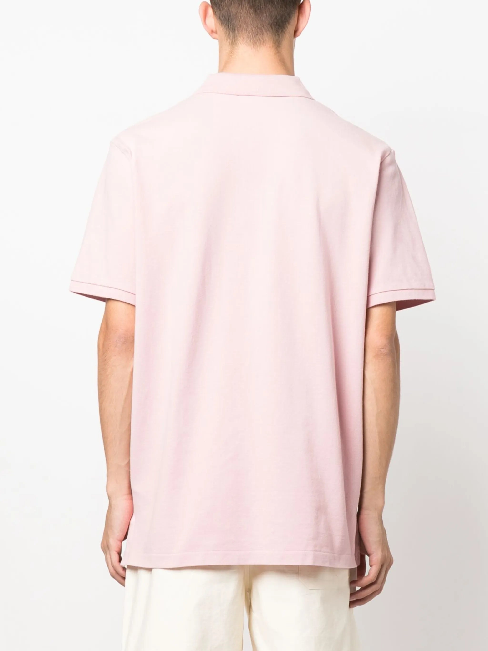 embroidered-logo polo shirt