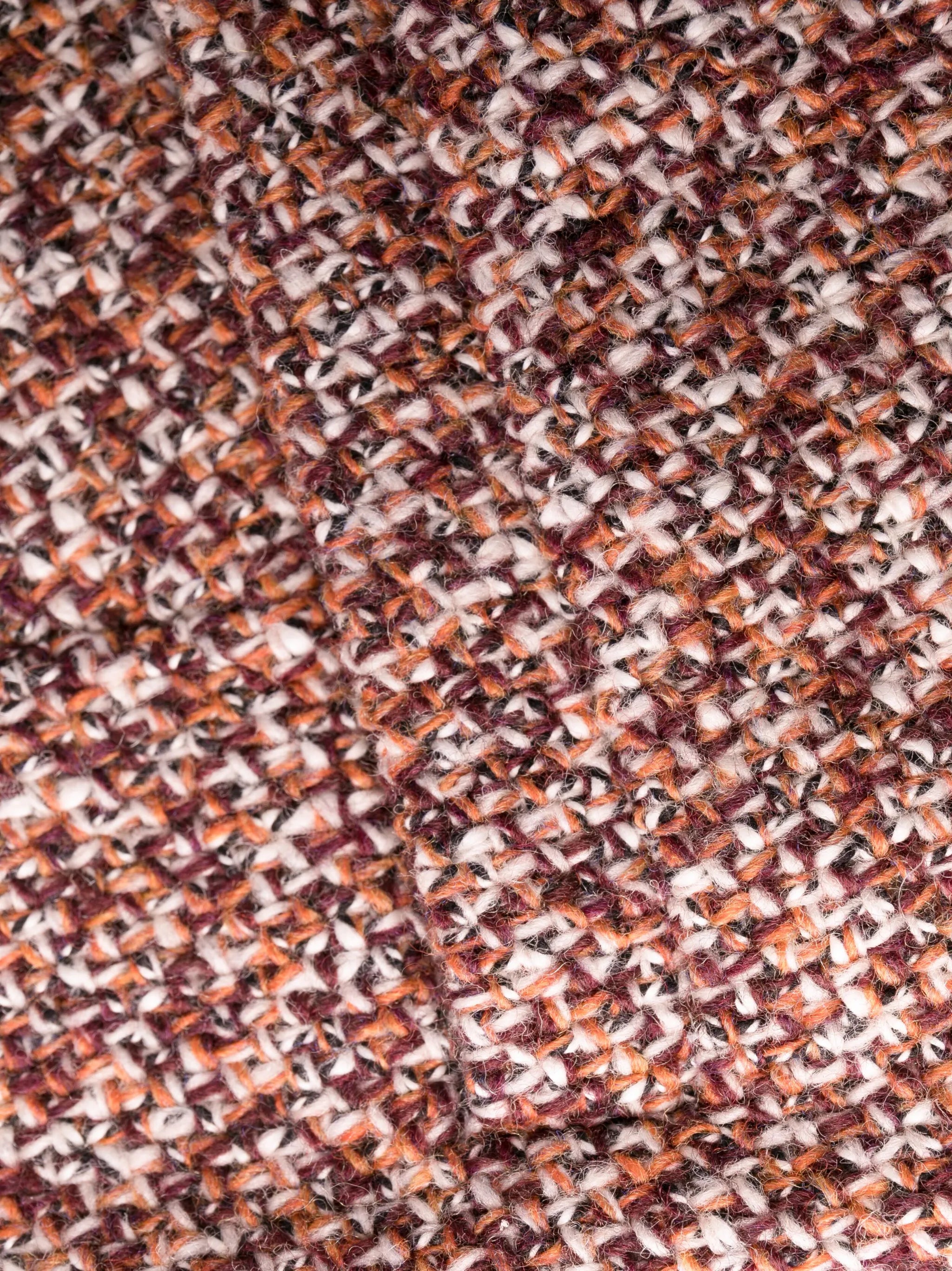 bouclé flared trousers