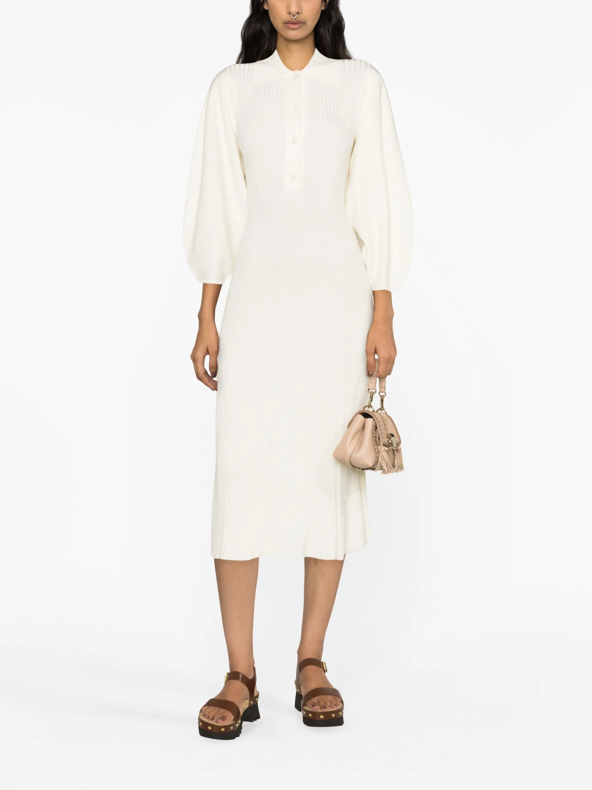 kintted midi dress
