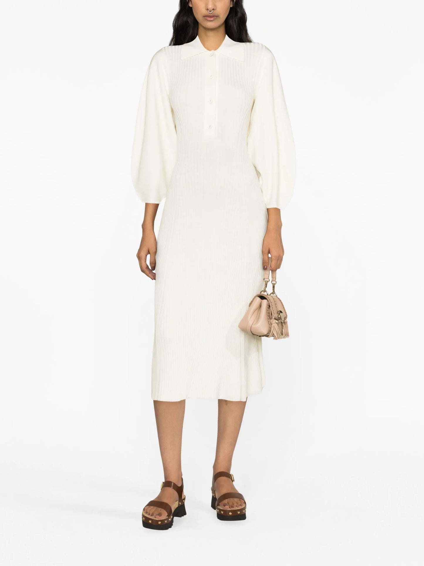 kintted midi dress