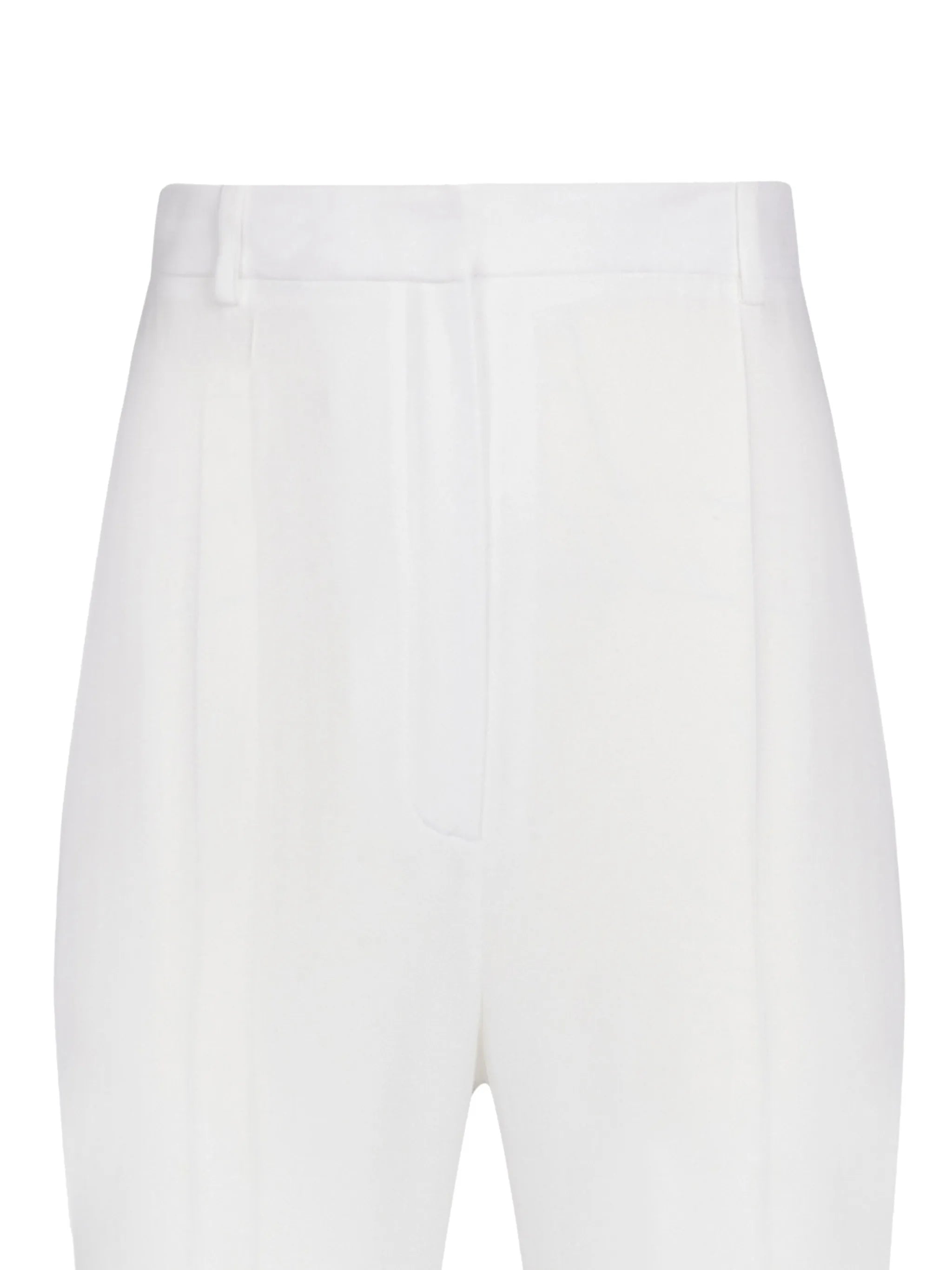 high-waisted super-flared trousers