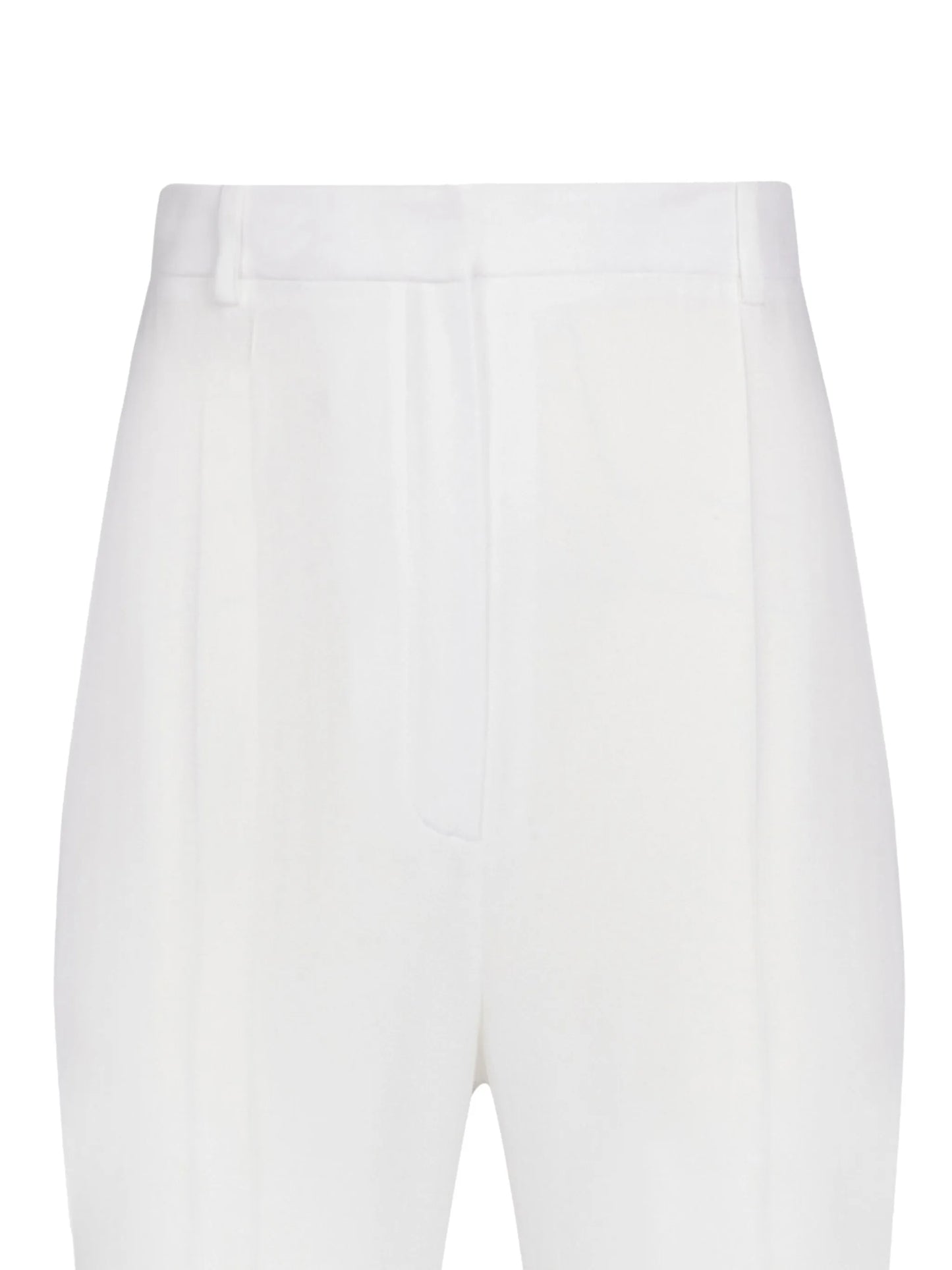 high-waisted super-flared trousers