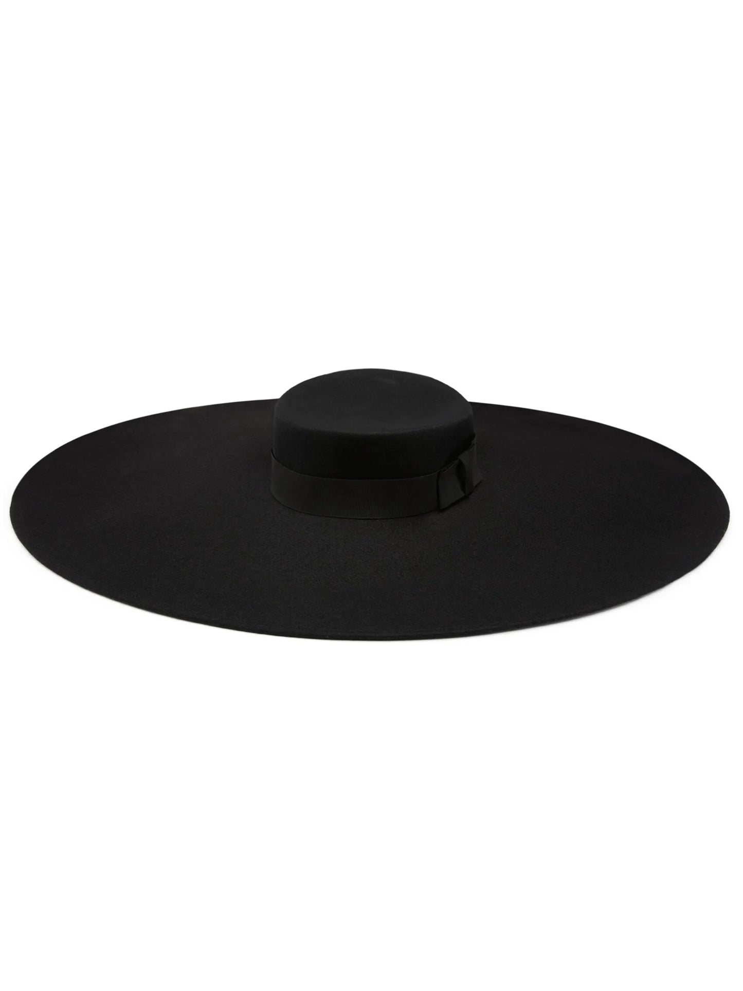 wide-brim wool fedora