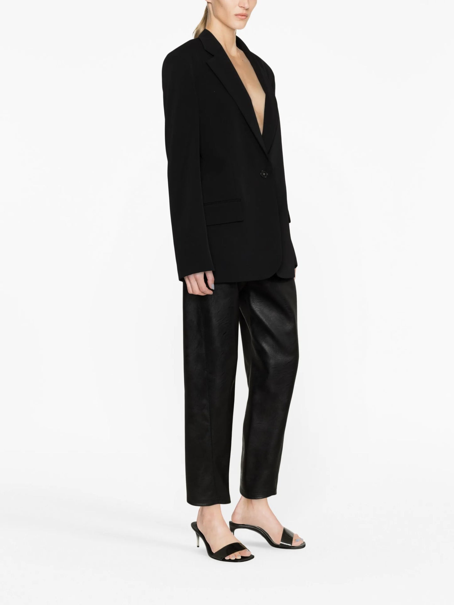 single-breasted blazer