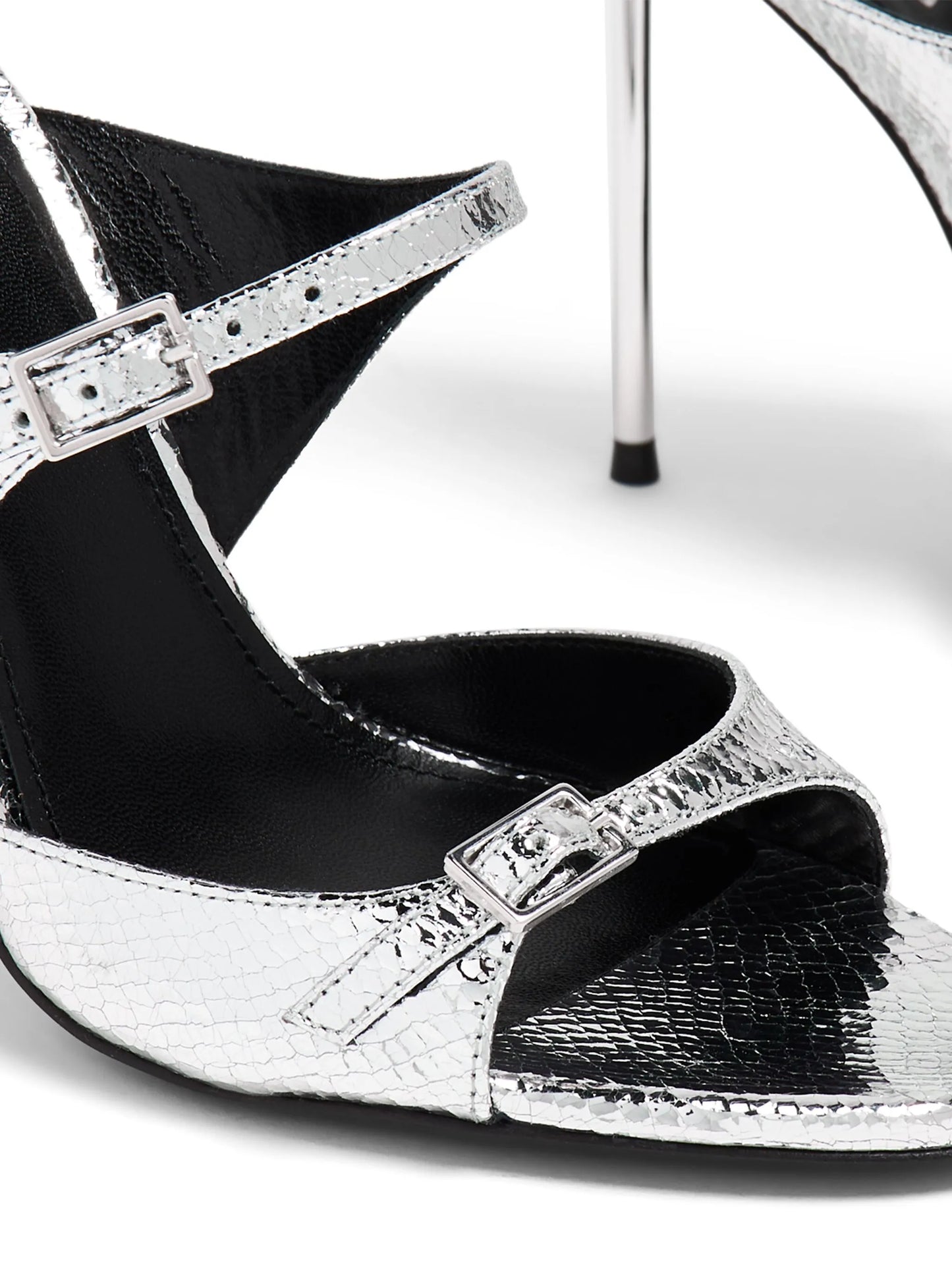 buckled leather sandals