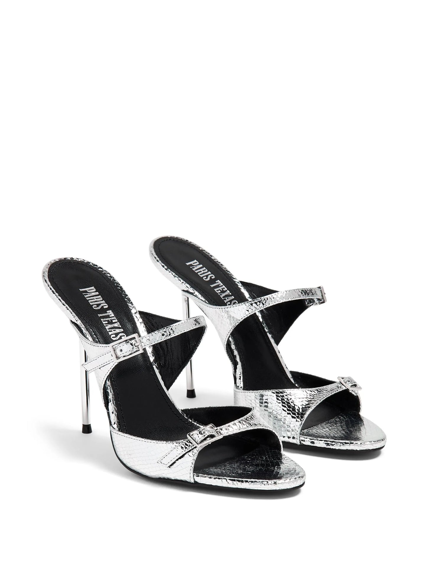buckled leather sandals