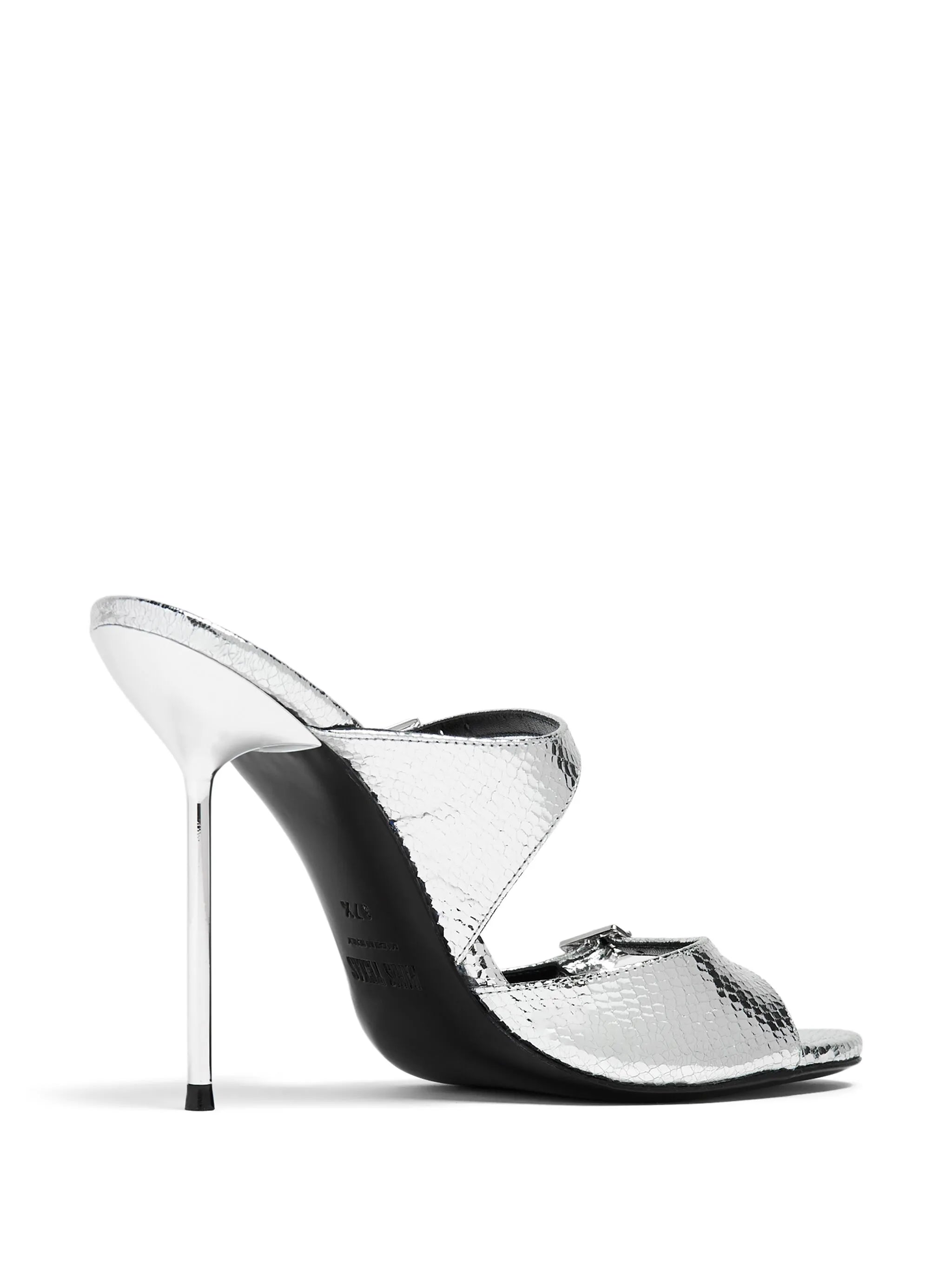 buckled leather sandals