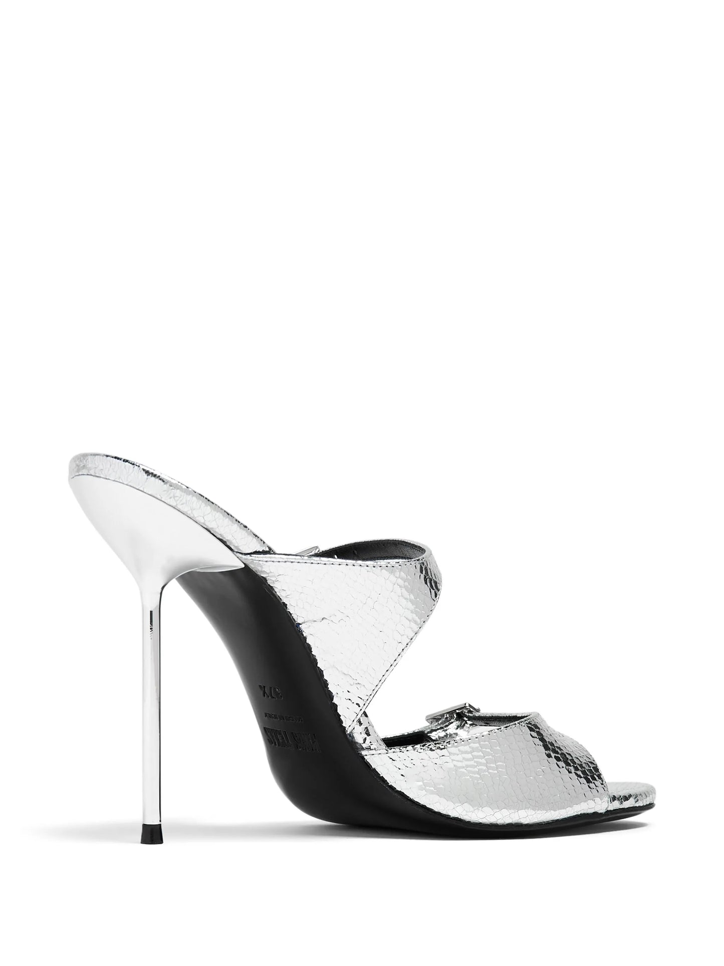 buckled leather sandals