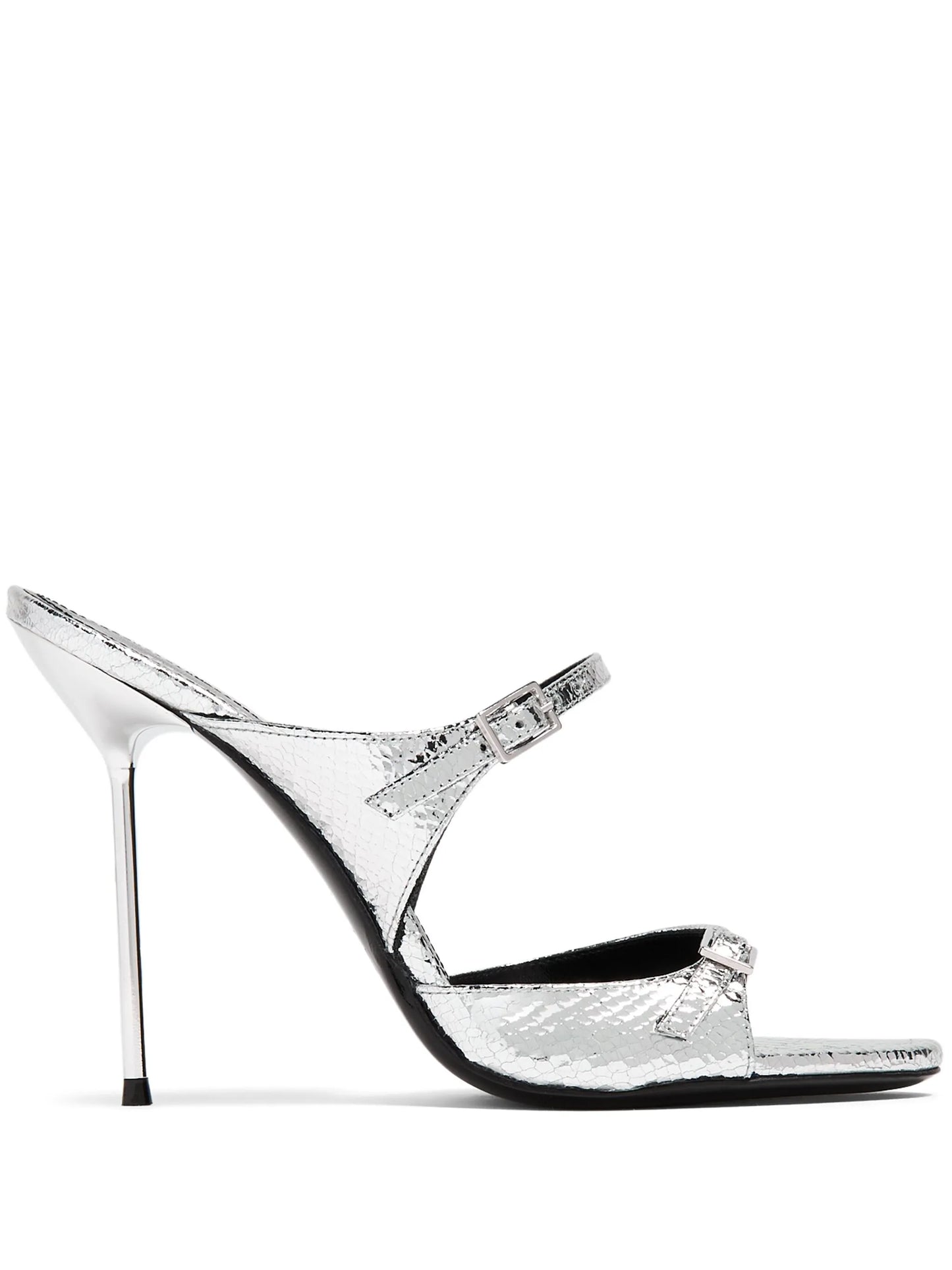 buckled leather sandals