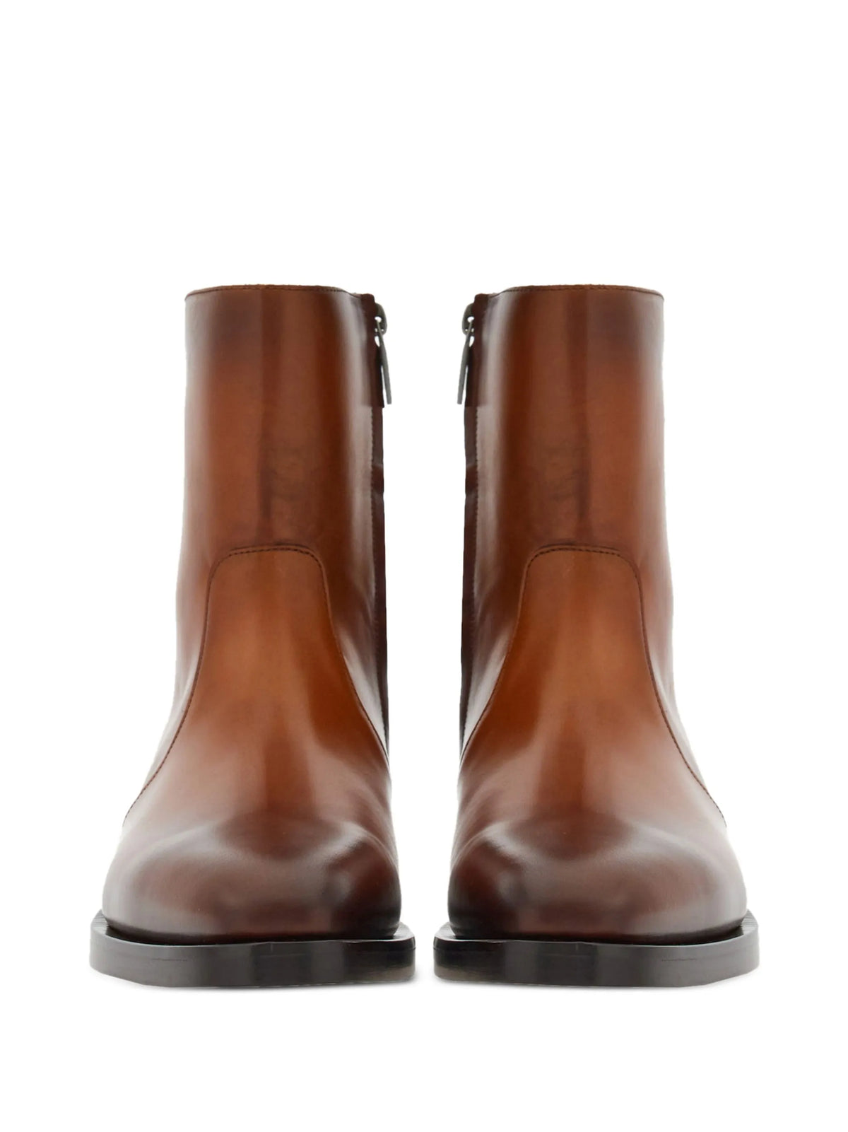 two-tone ankle boots
