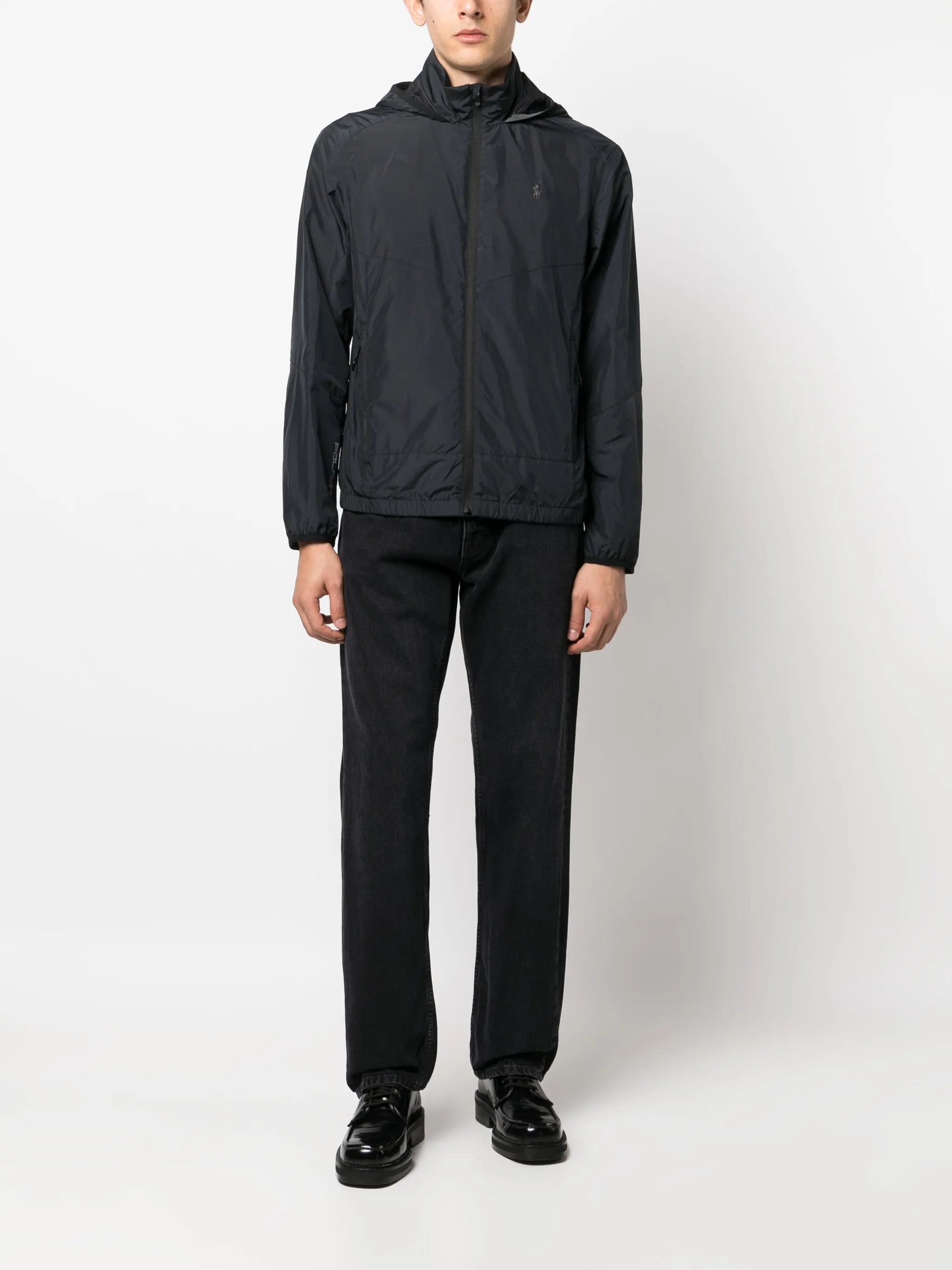 windbreaker hooded jacket