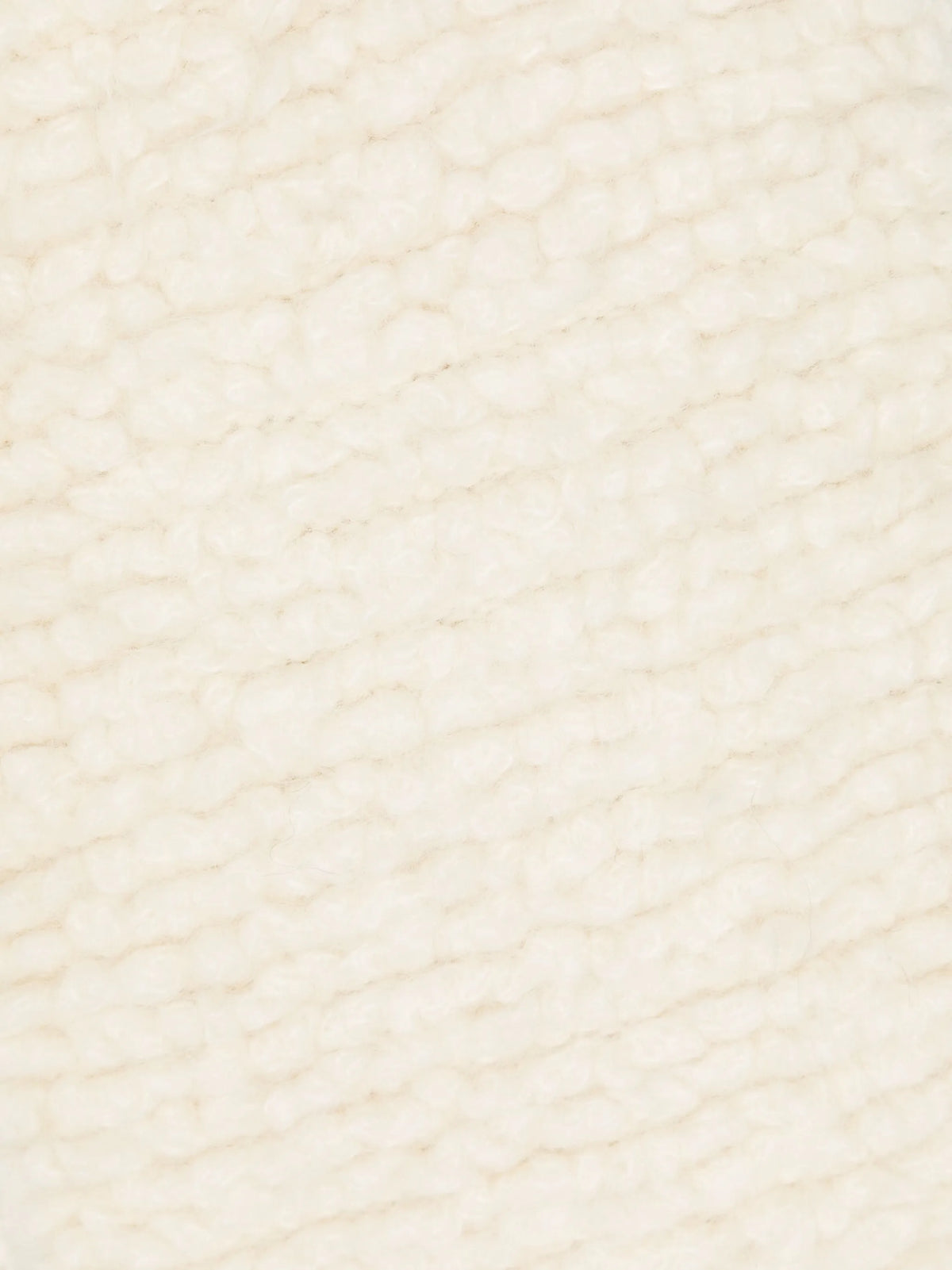 logo-patch fleece-texture scarf