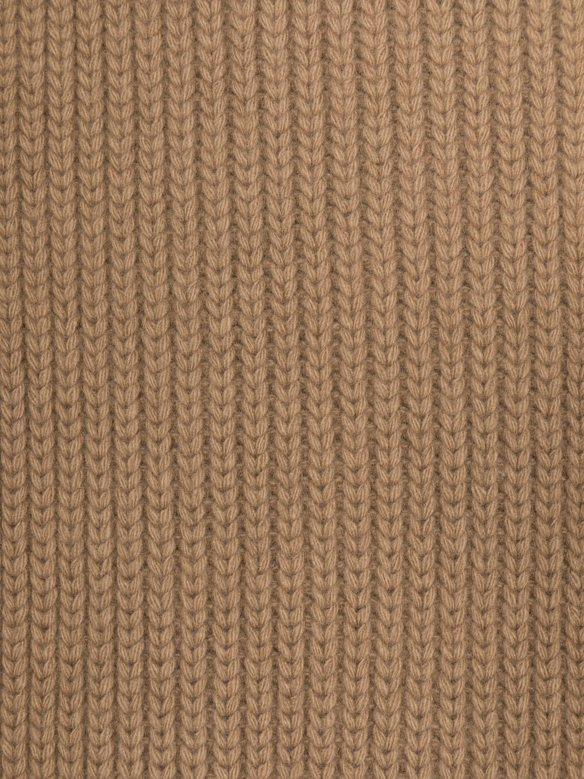 logo-patch virgin wool-blend scarf