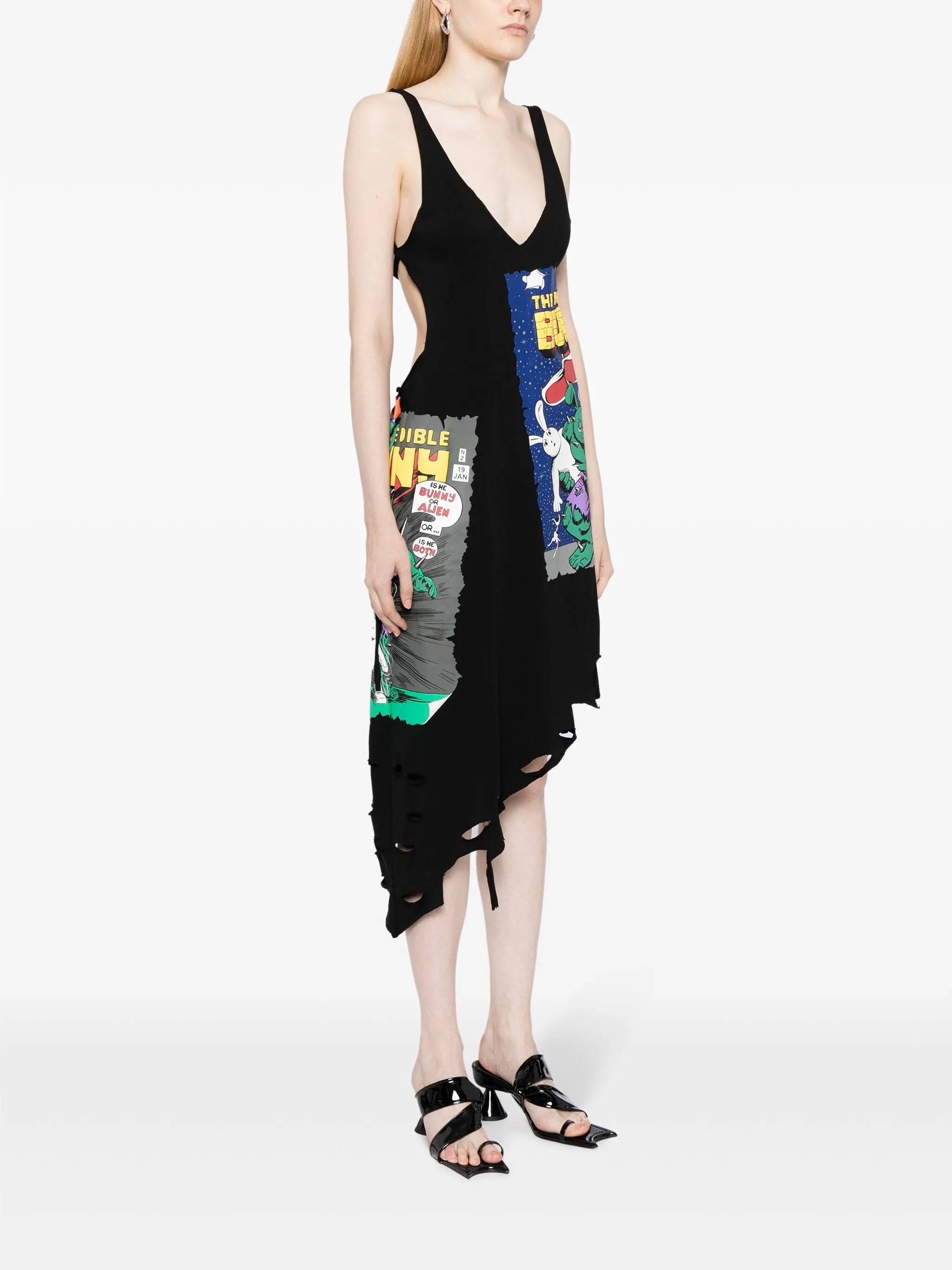 The Incredible Bunny cotton midi dress