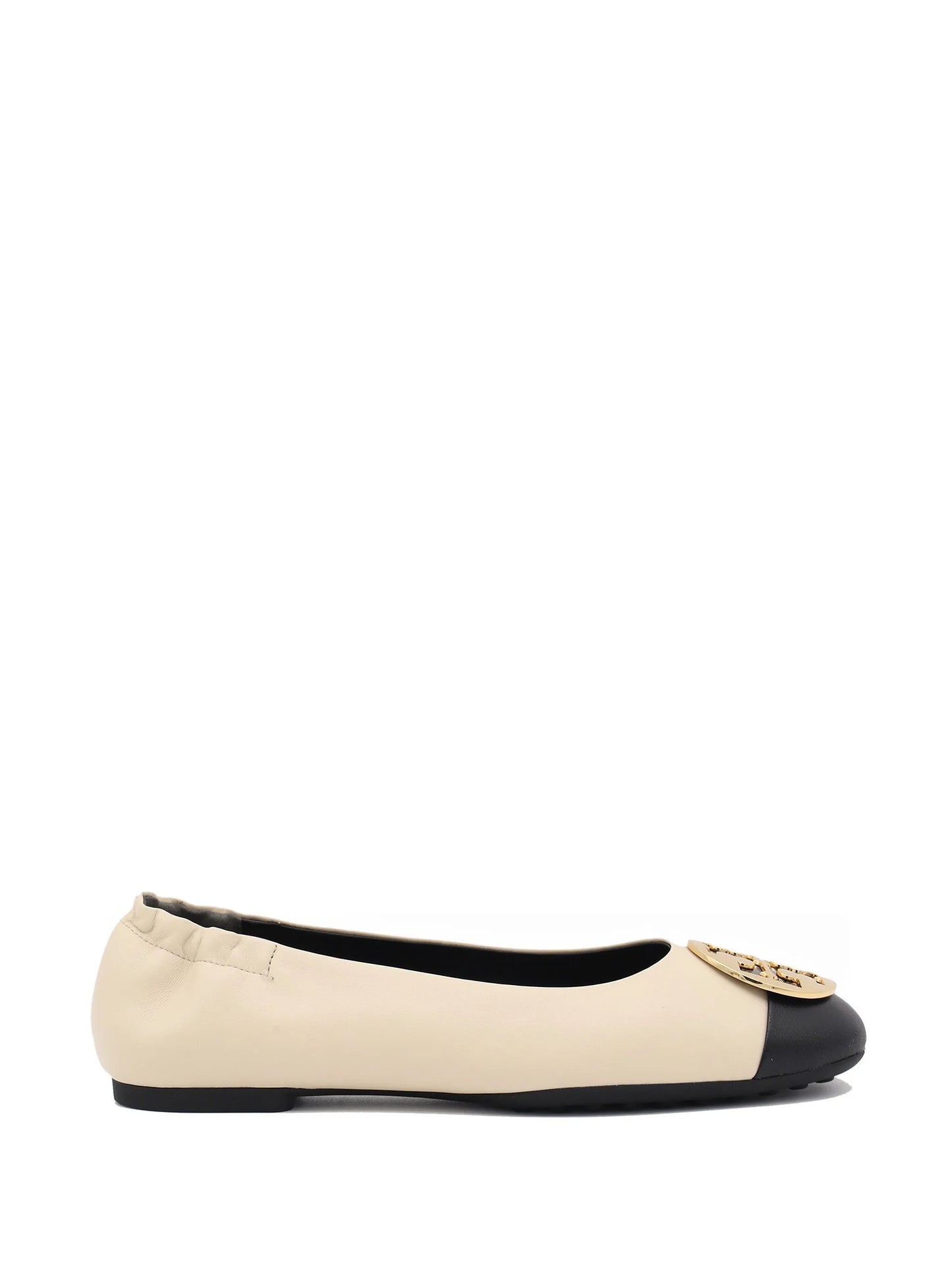 logo-plaque ballet flats