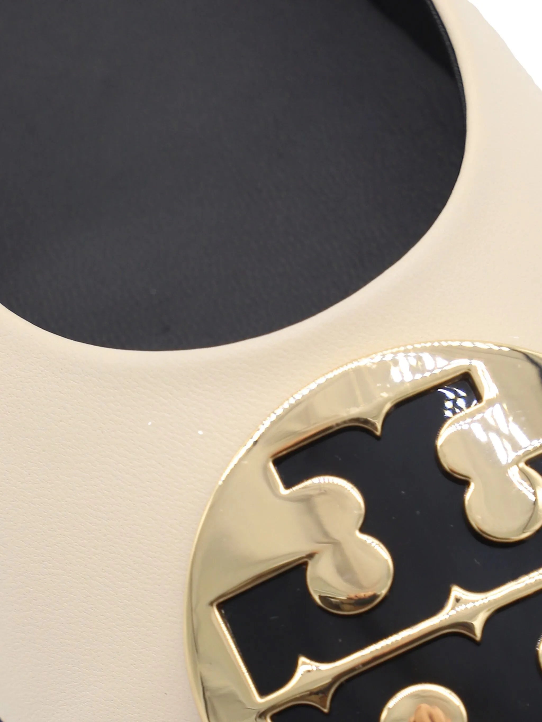 logo-plaque ballet flats
