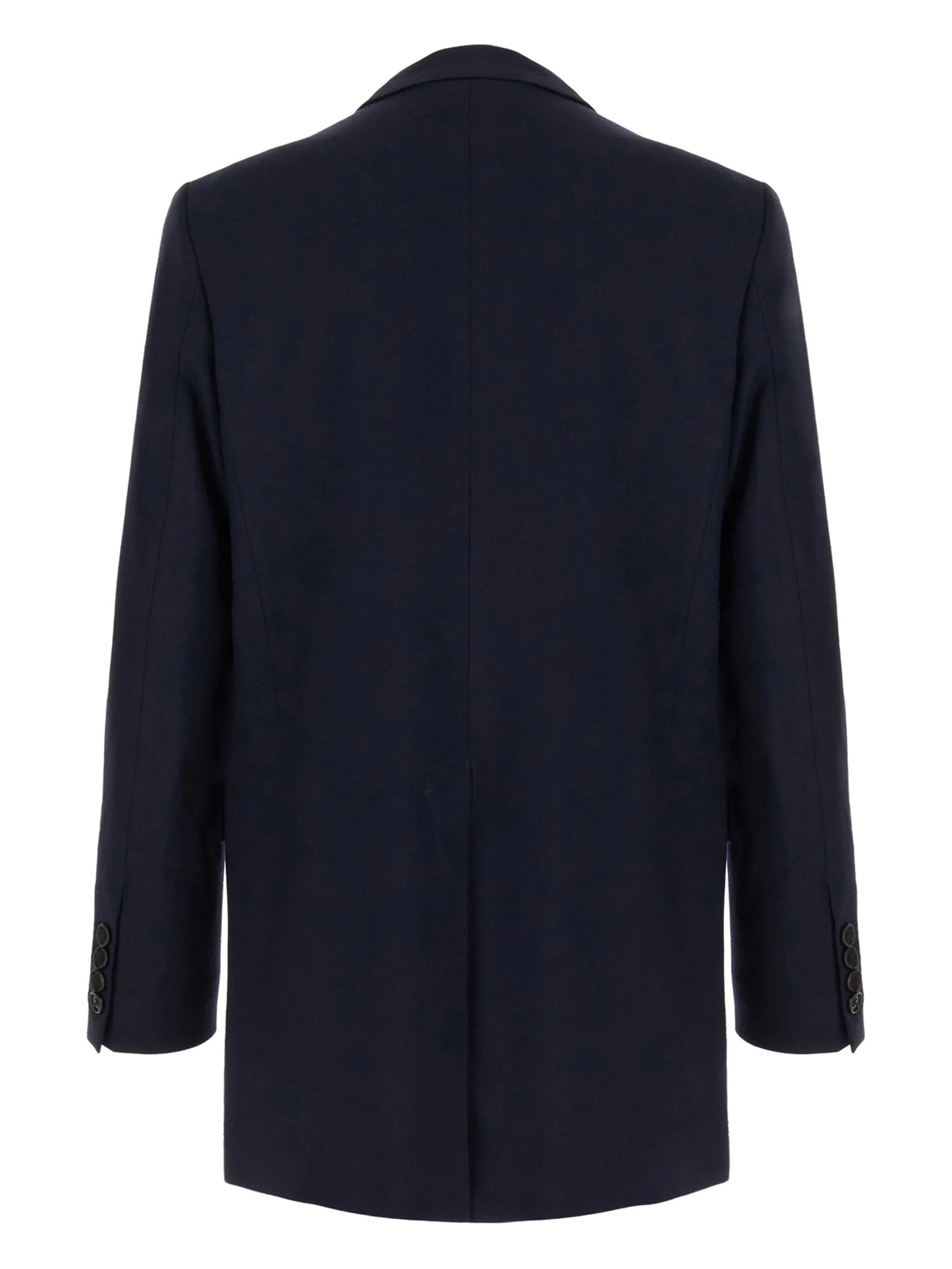 double-breasted virgin-wool blazer