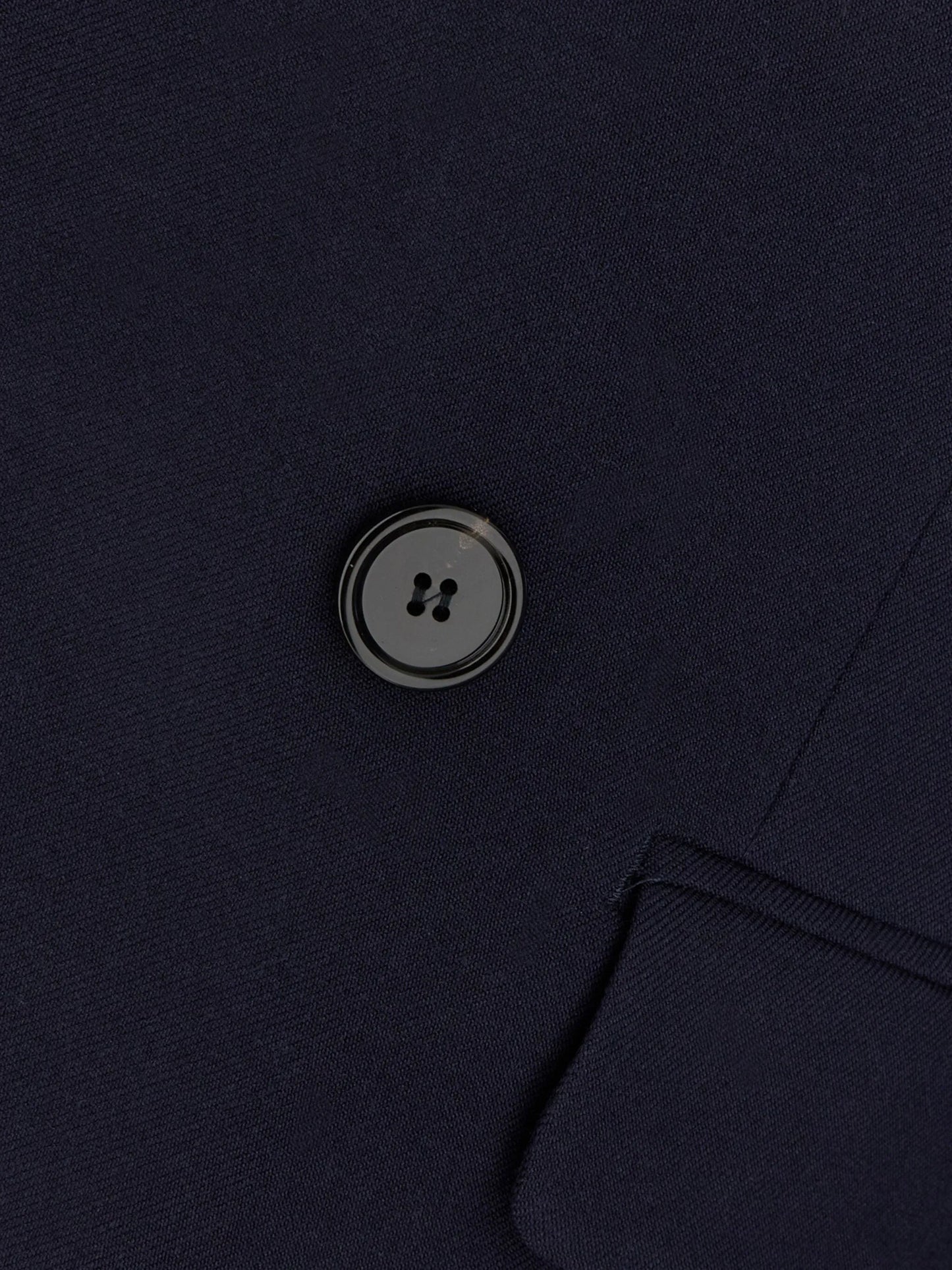 double-breasted virgin-wool blazer