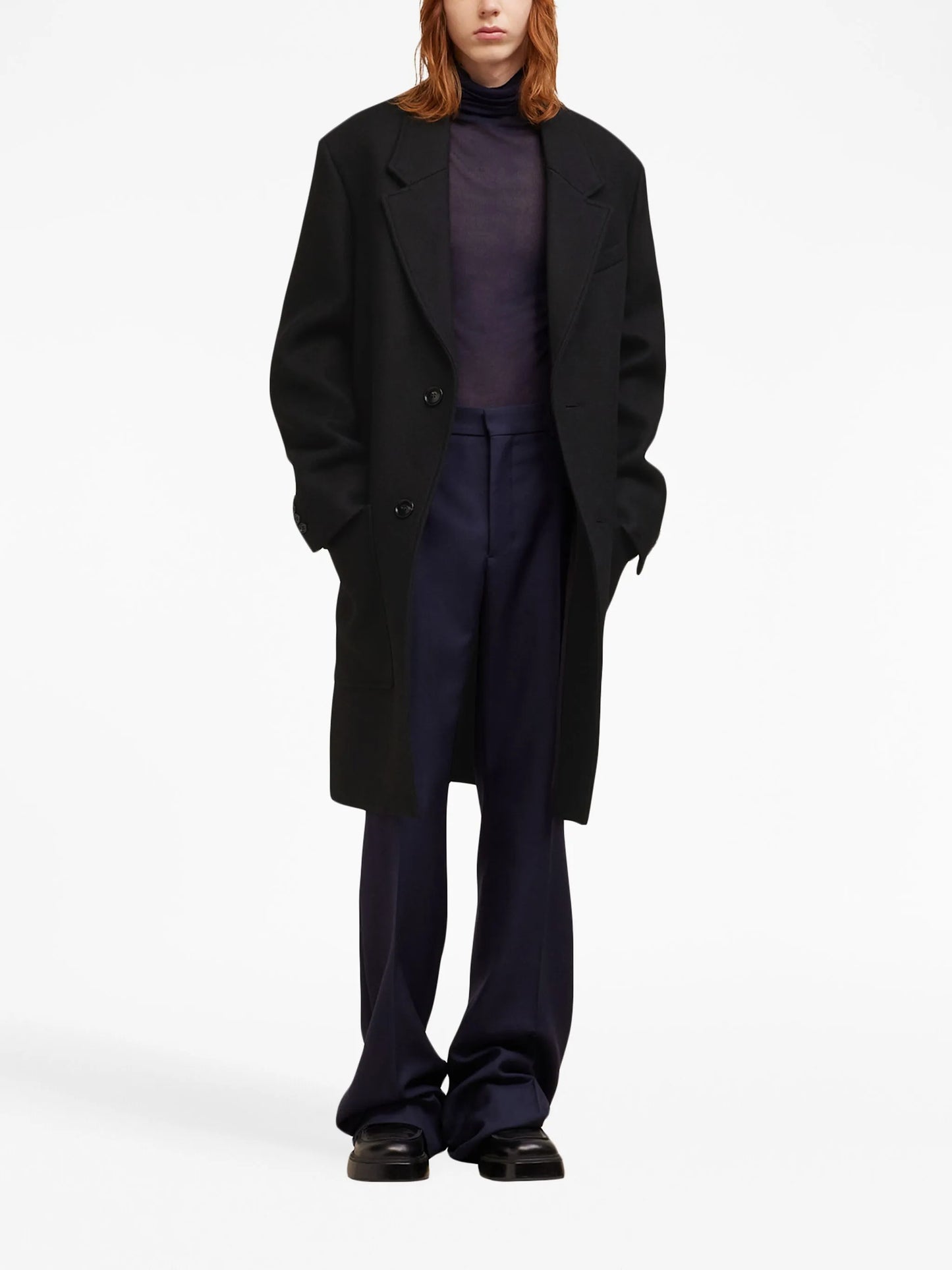 single-breasted coat