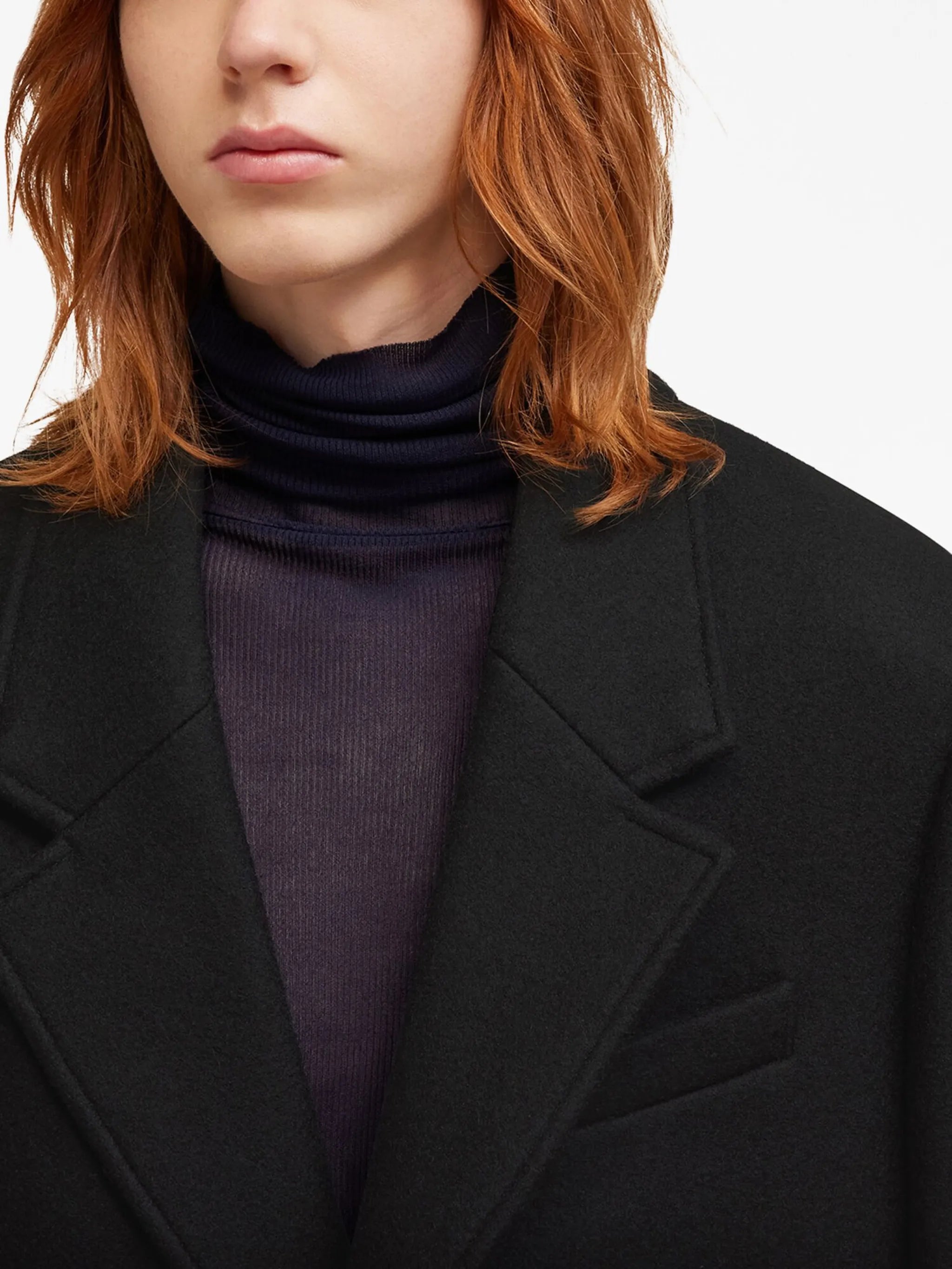 single-breasted coat