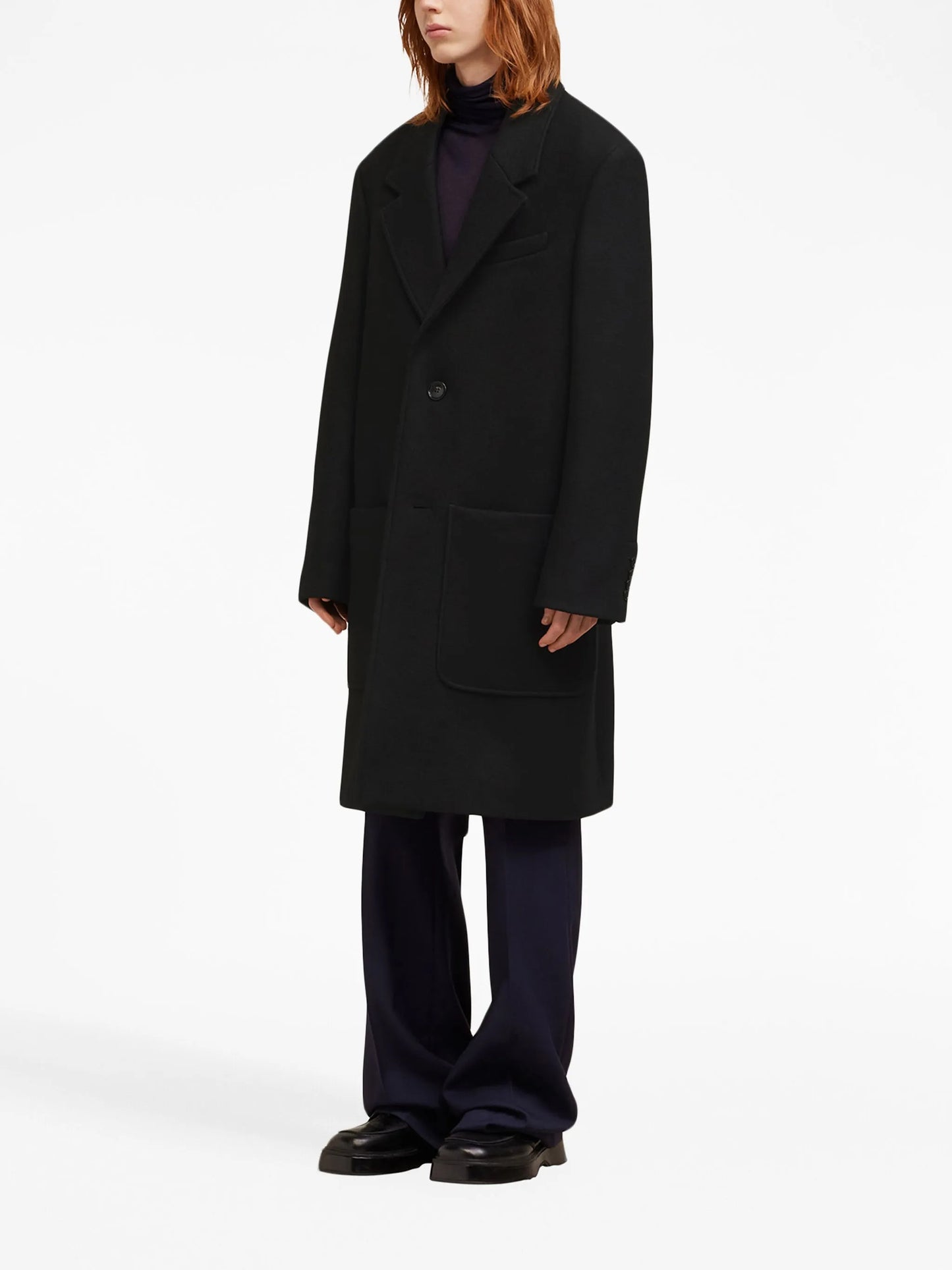 single-breasted coat