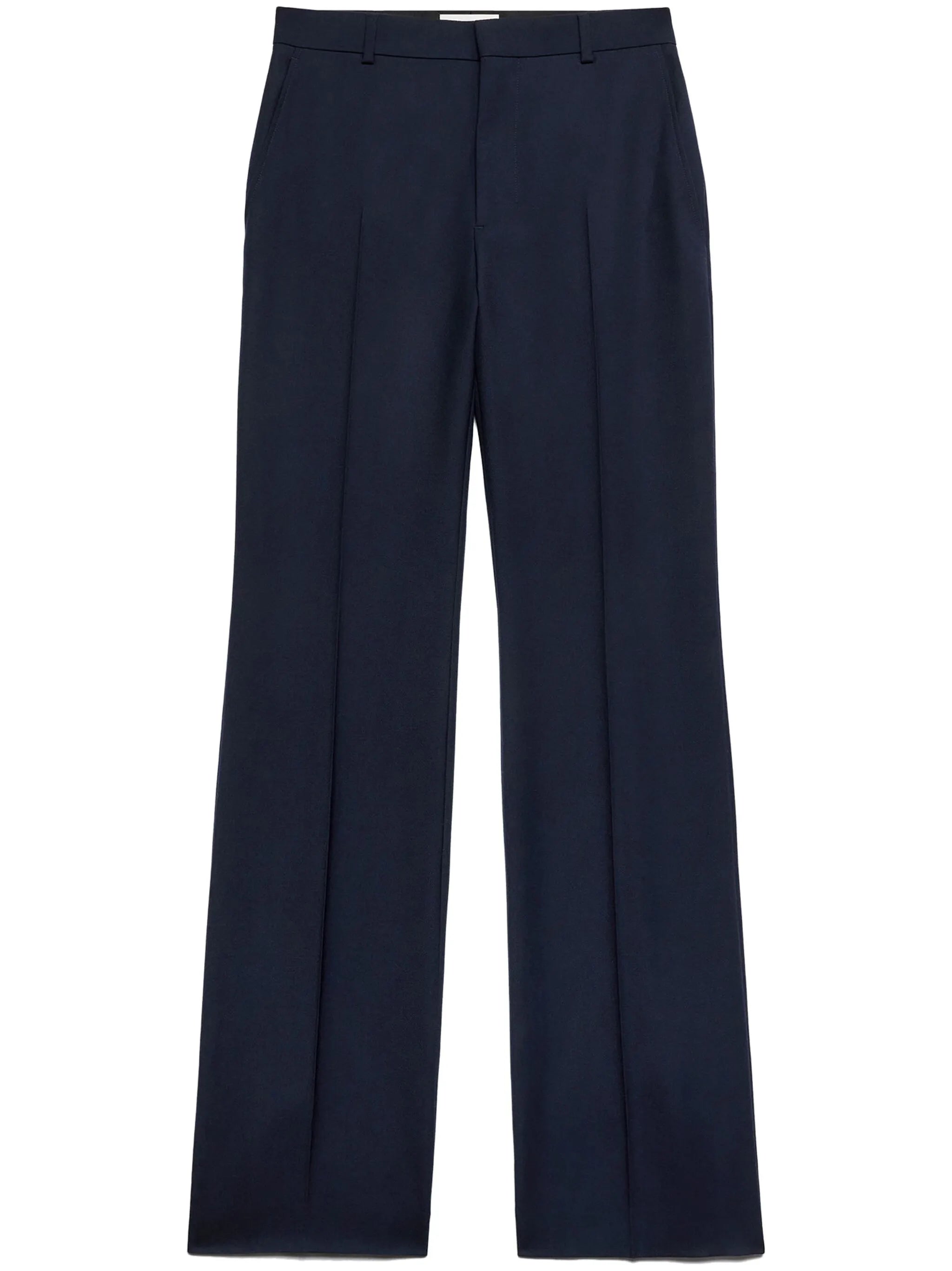 tailored-cut virgin wool trousers