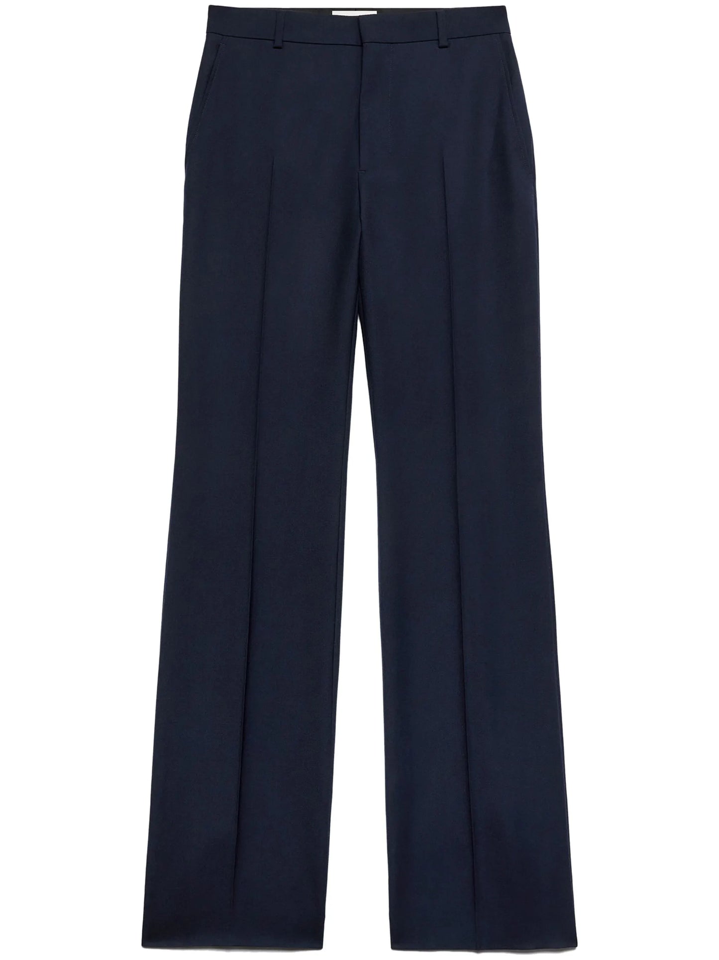 tailored-cut virgin wool trousers