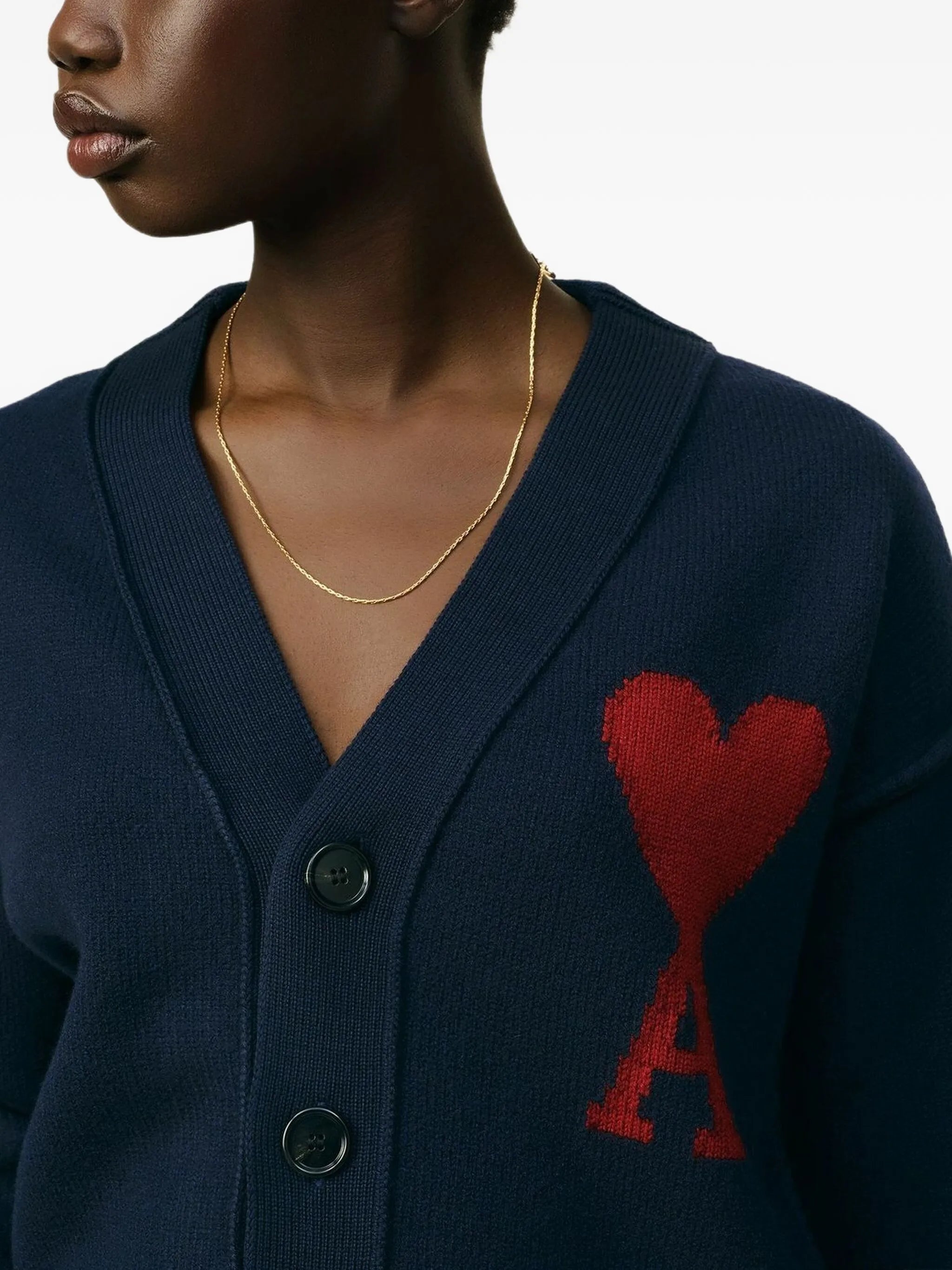 Ami de Coeur wool cardigan