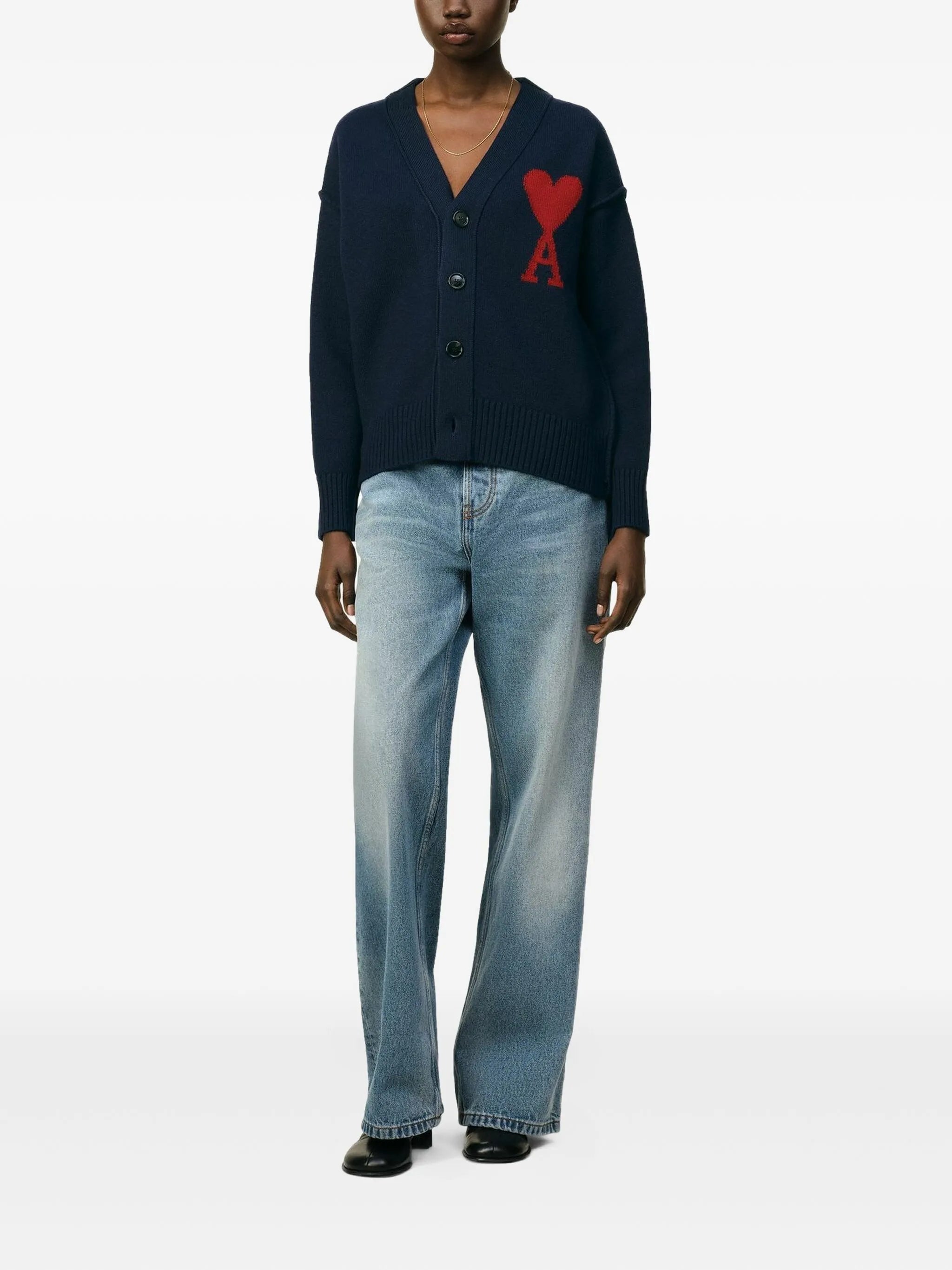 Ami de Coeur wool cardigan