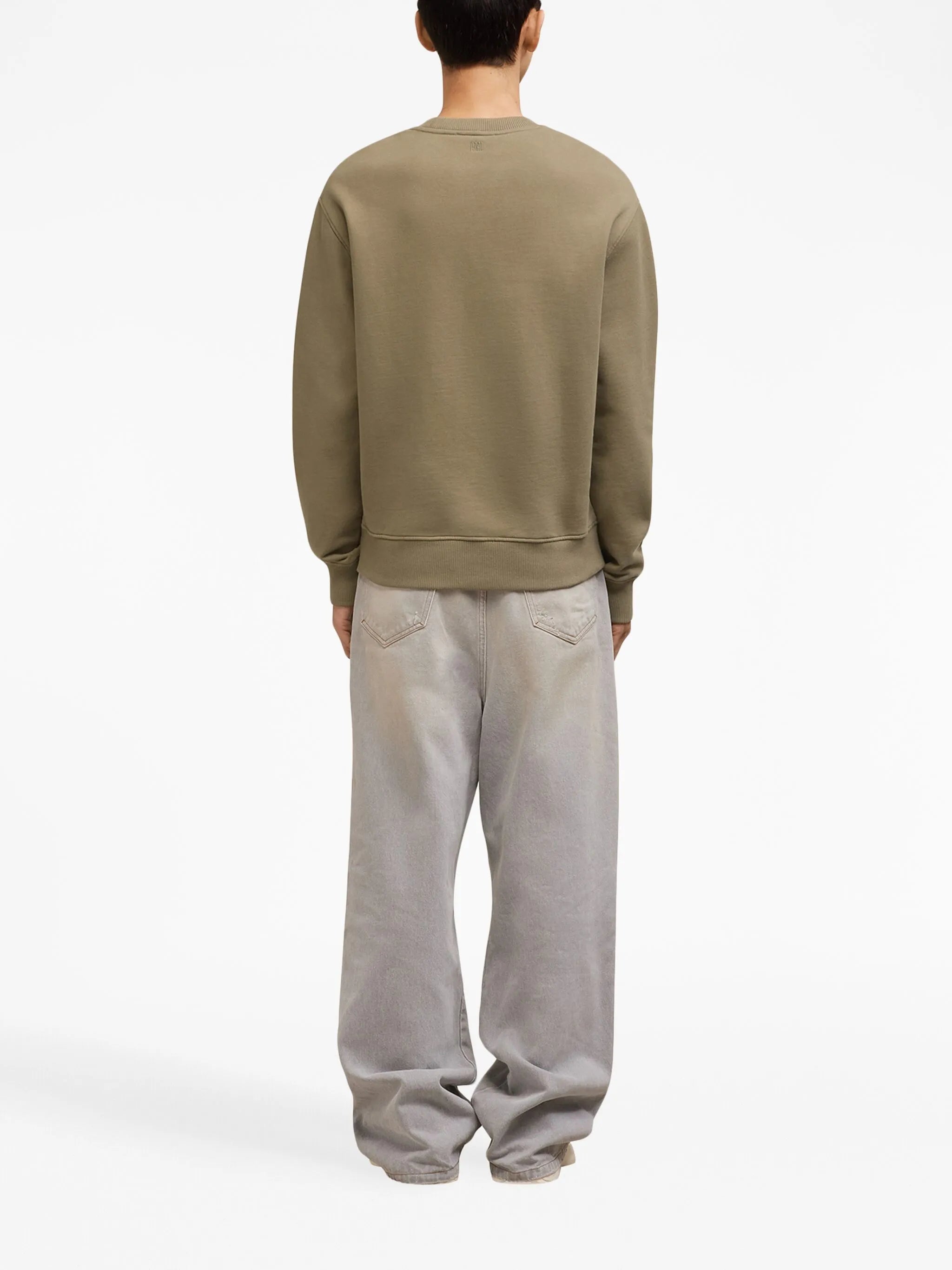 logo-embroidered cotton sweatshirt