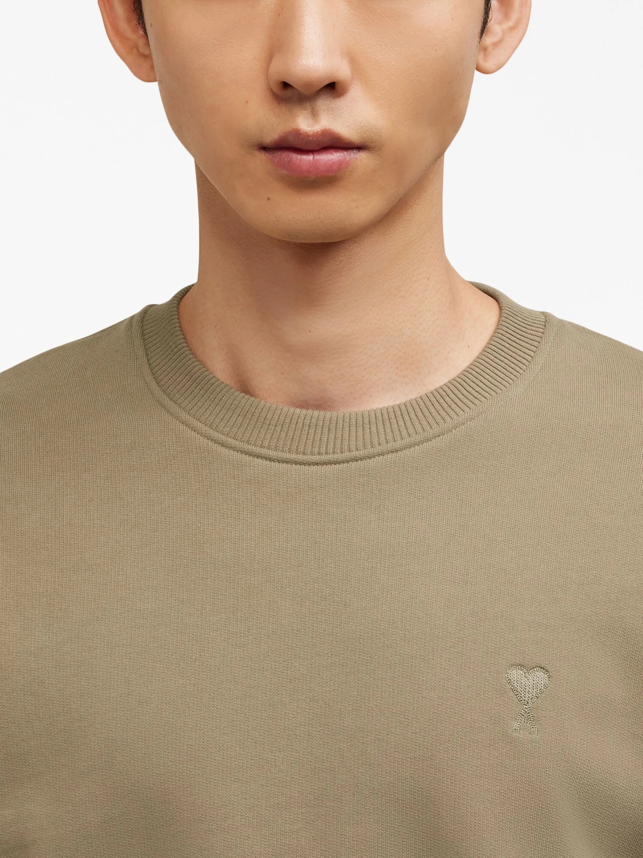 logo-embroidered cotton sweatshirt