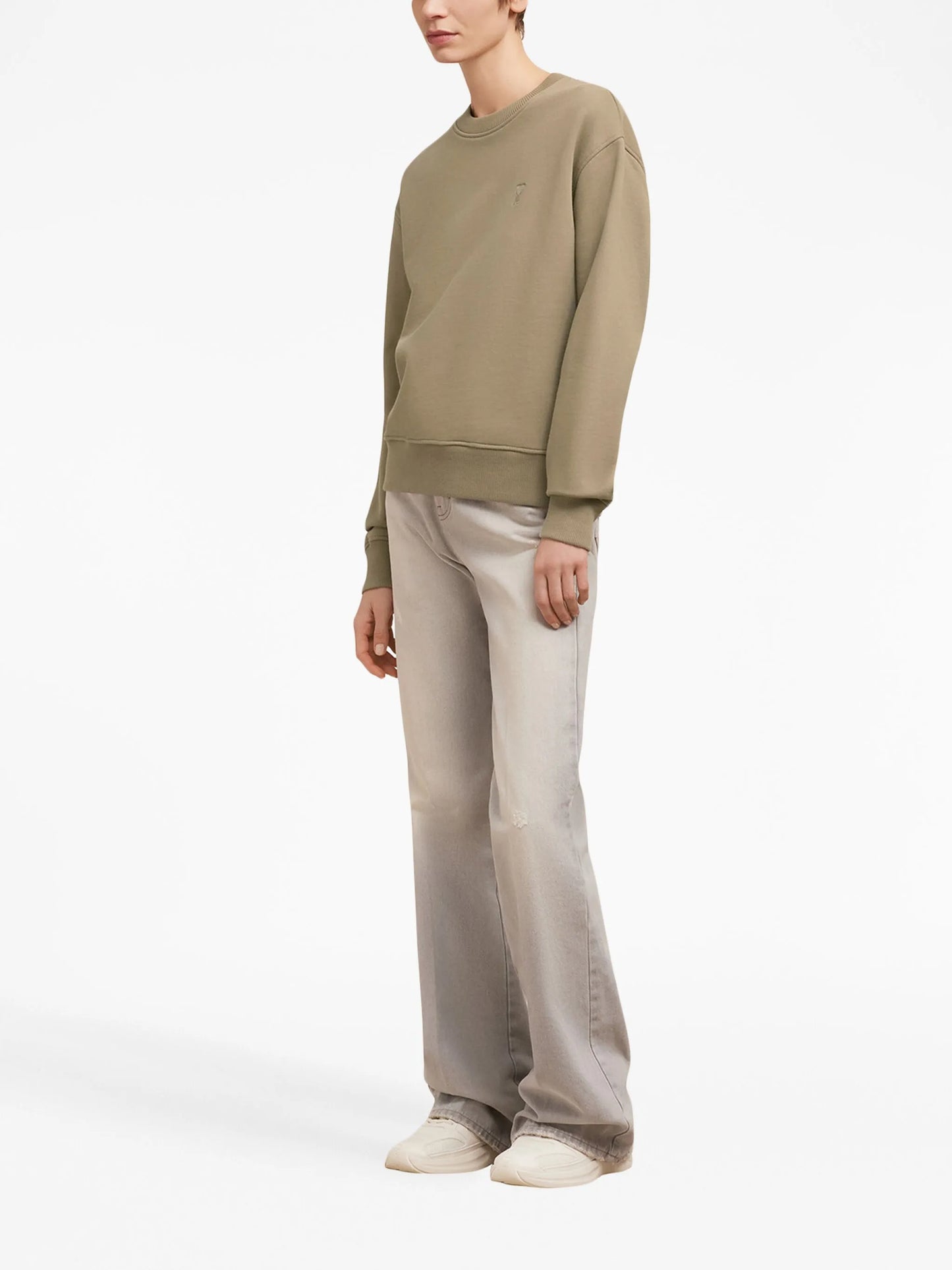 logo-embroidered cotton sweatshirt