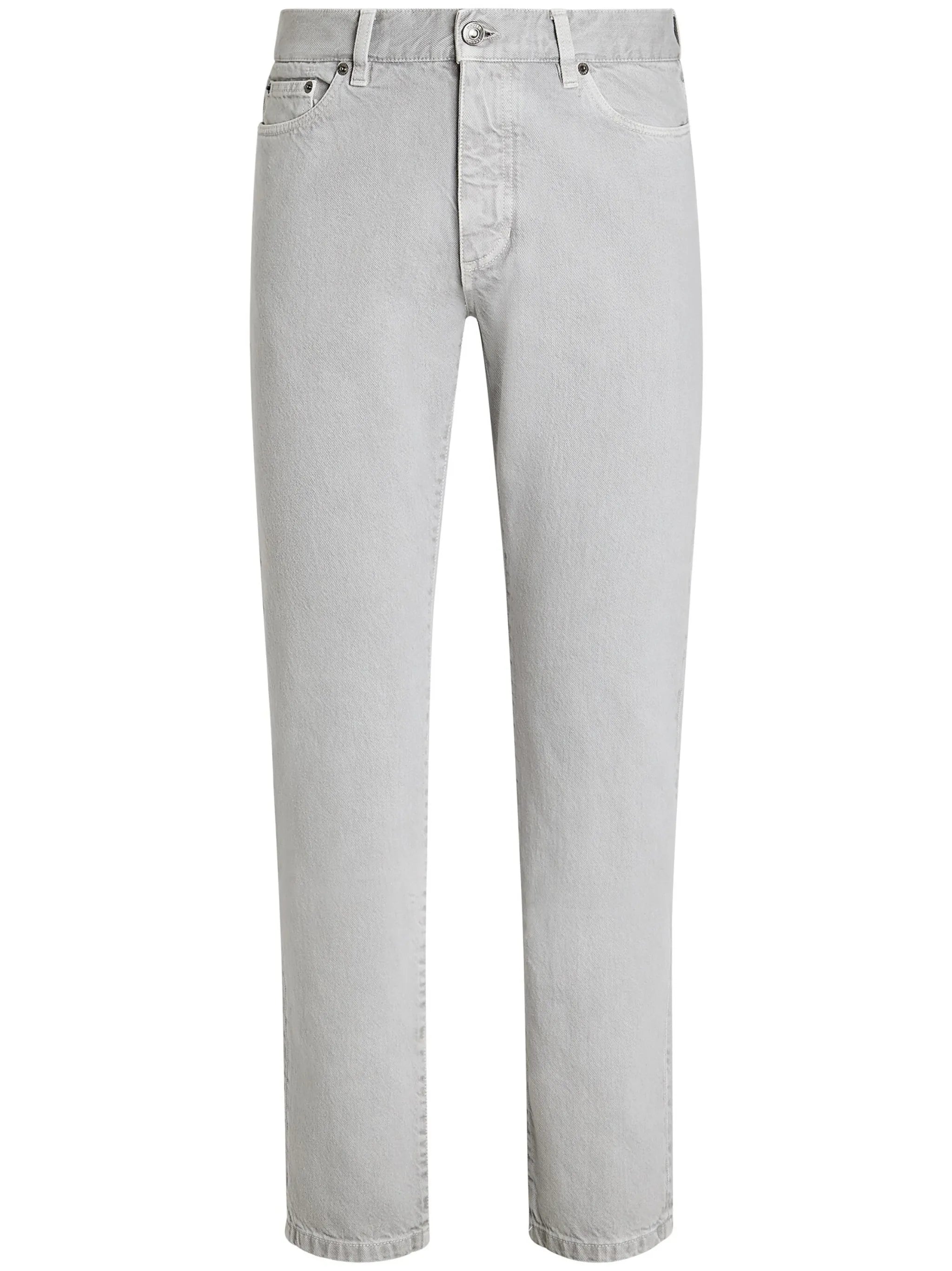 Roccia marbled straight-leg jeans