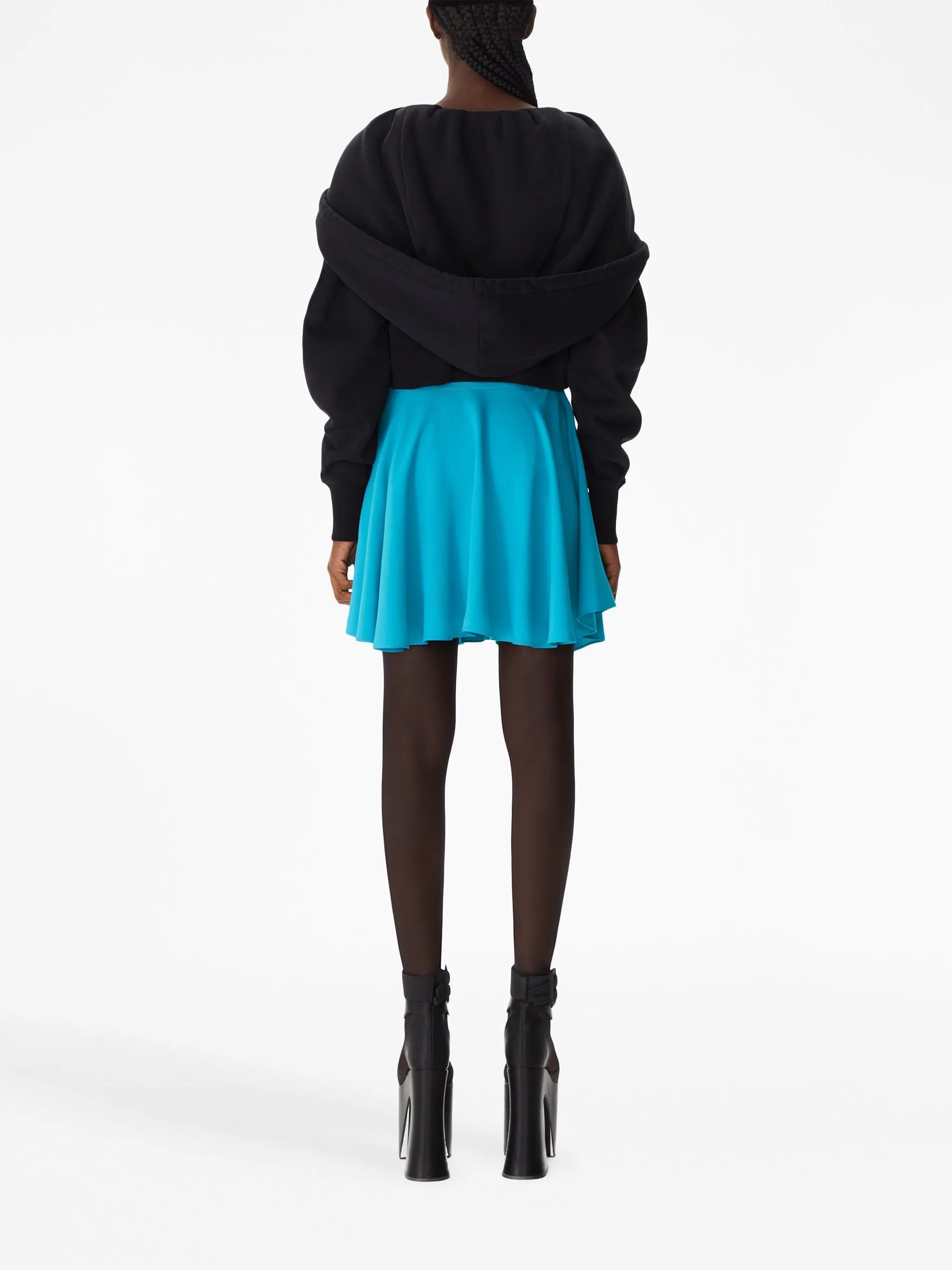 logo-embroidered cotton hoodie