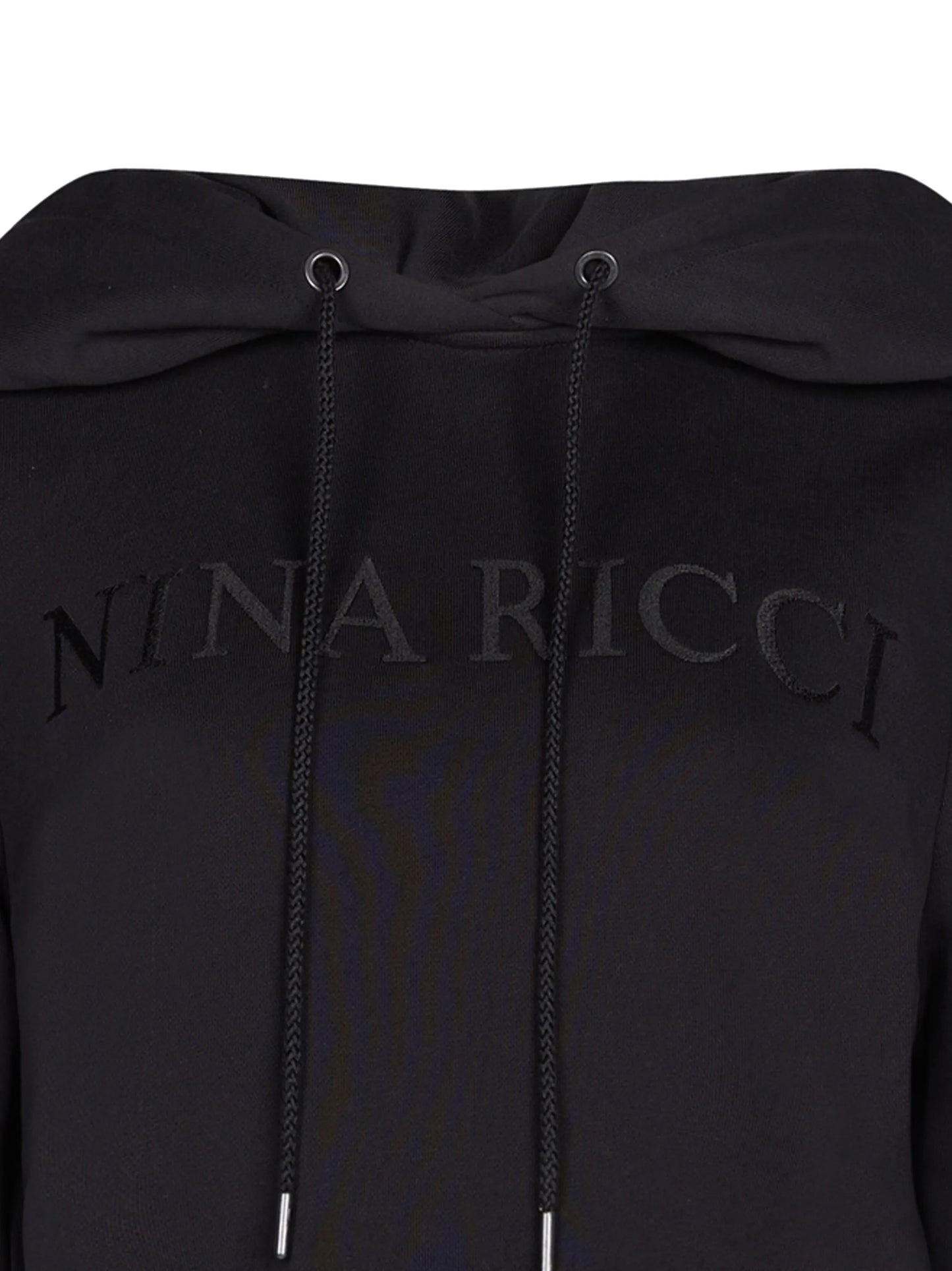 logo-embroidered cotton hoodie