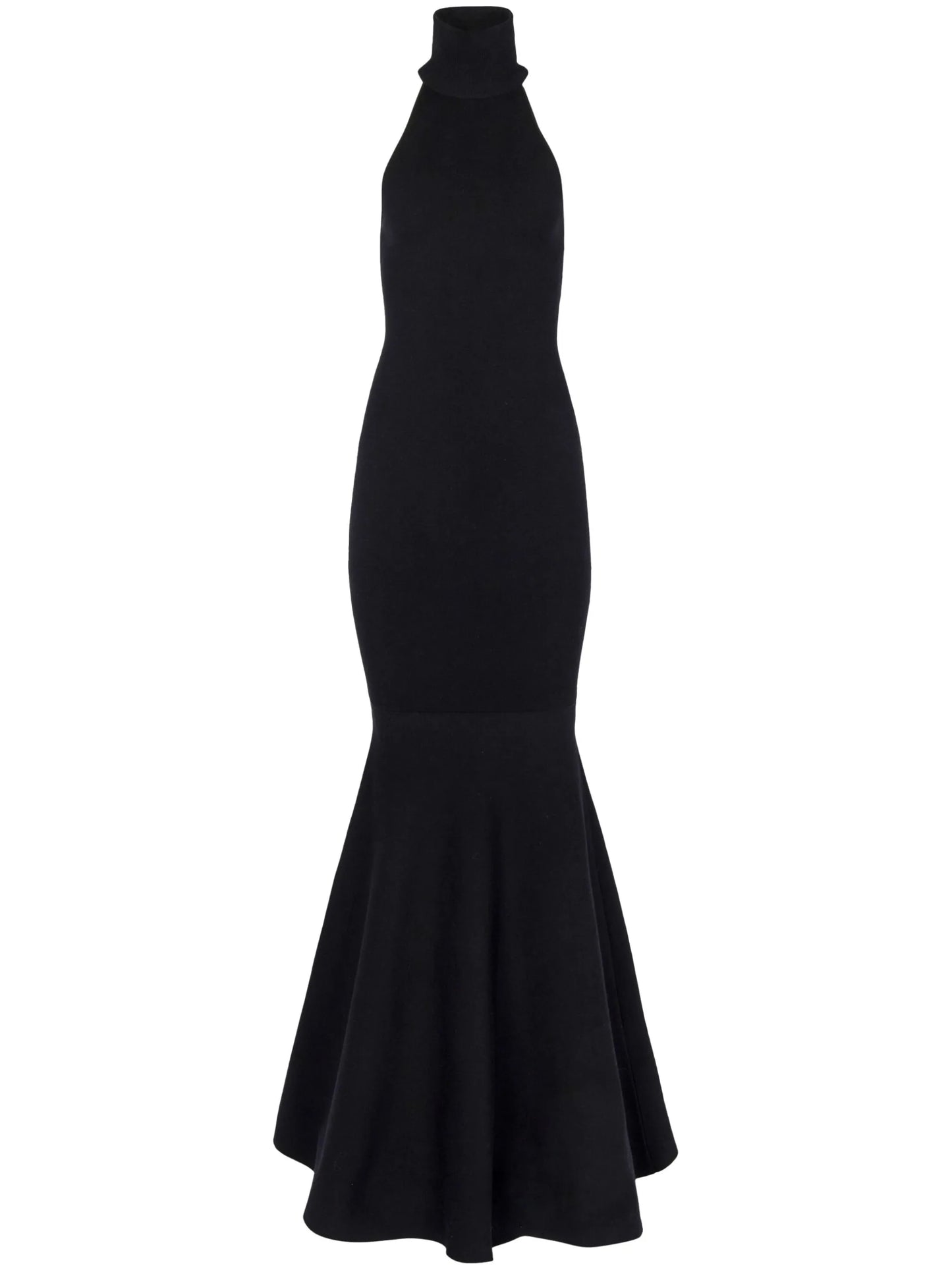 halterneck sleeveless maxi dress