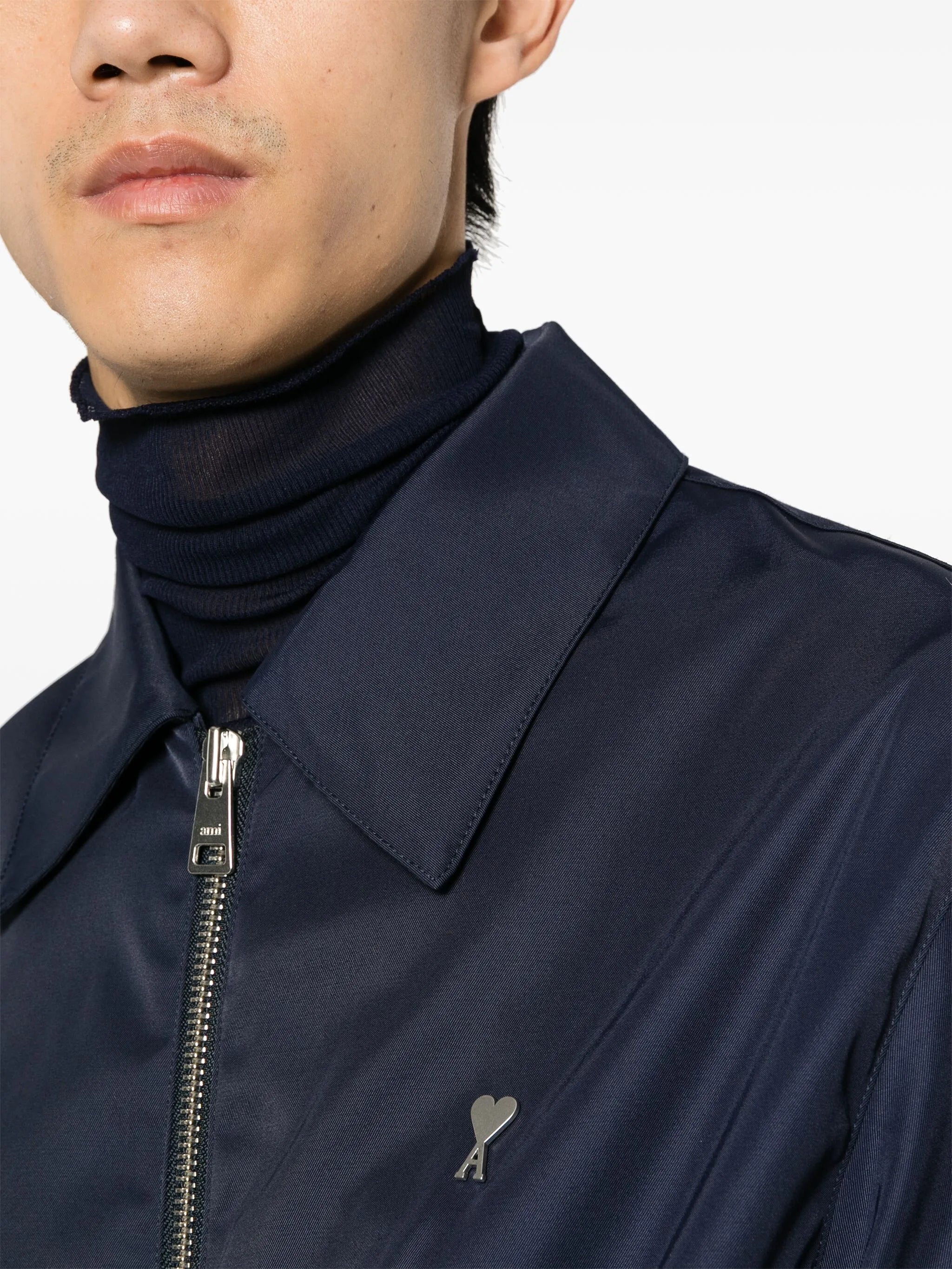 Ami de Couer-motif shirt jacket