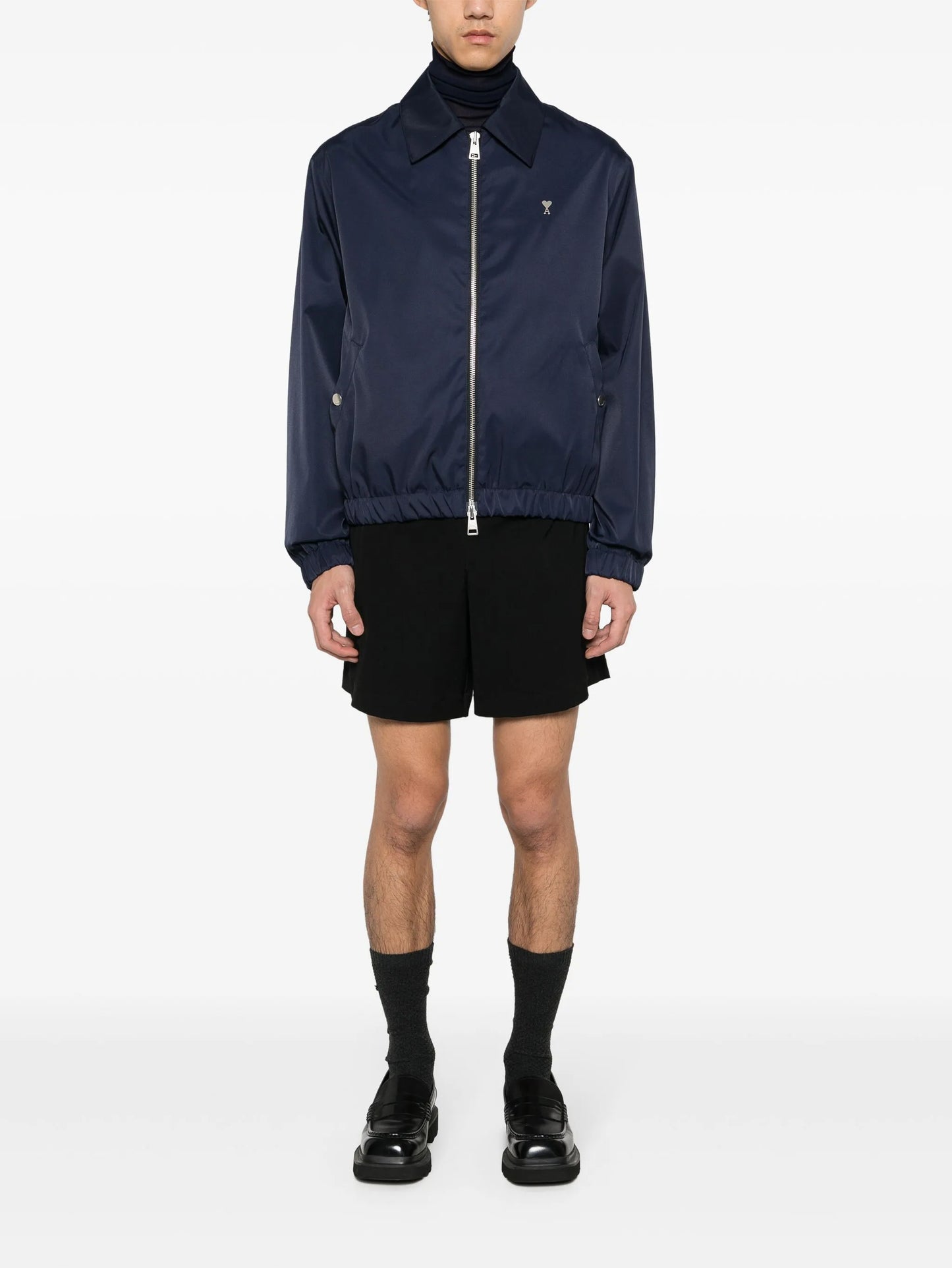 Ami de Couer-motif shirt jacket