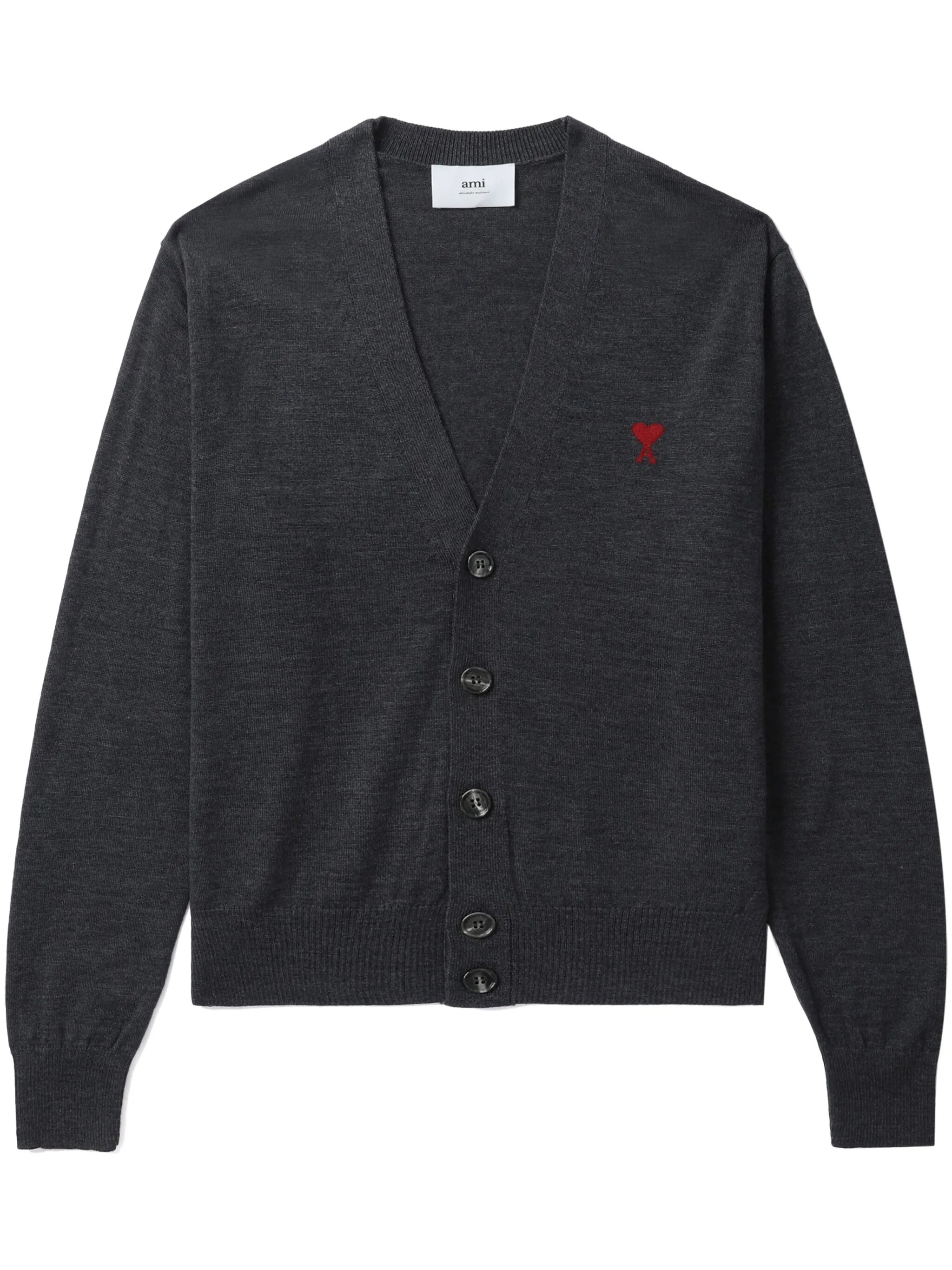 Ami De Coeur-embroidered merino cardigan
