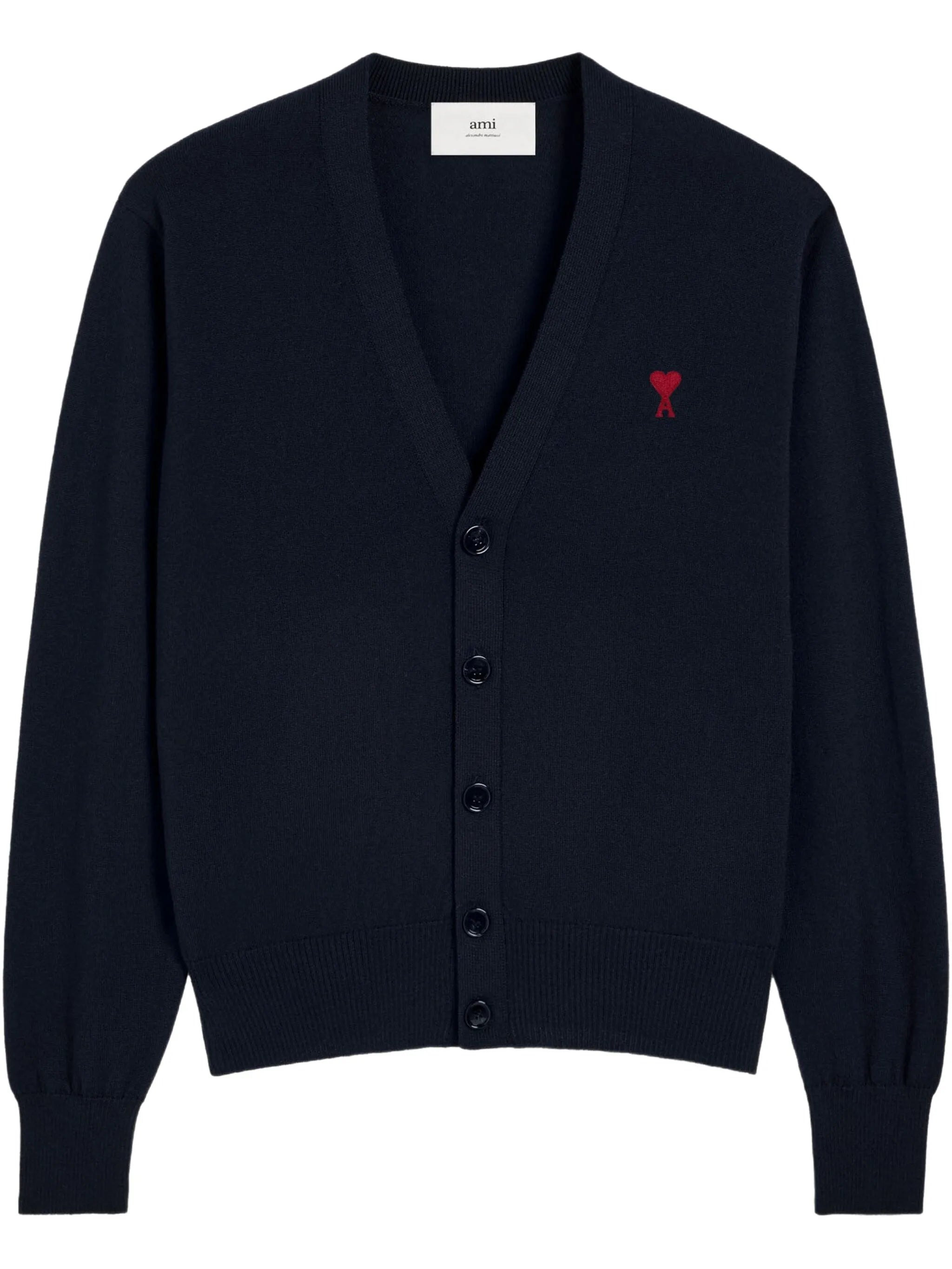 Ami De Coeur-embroidered merino cardigan