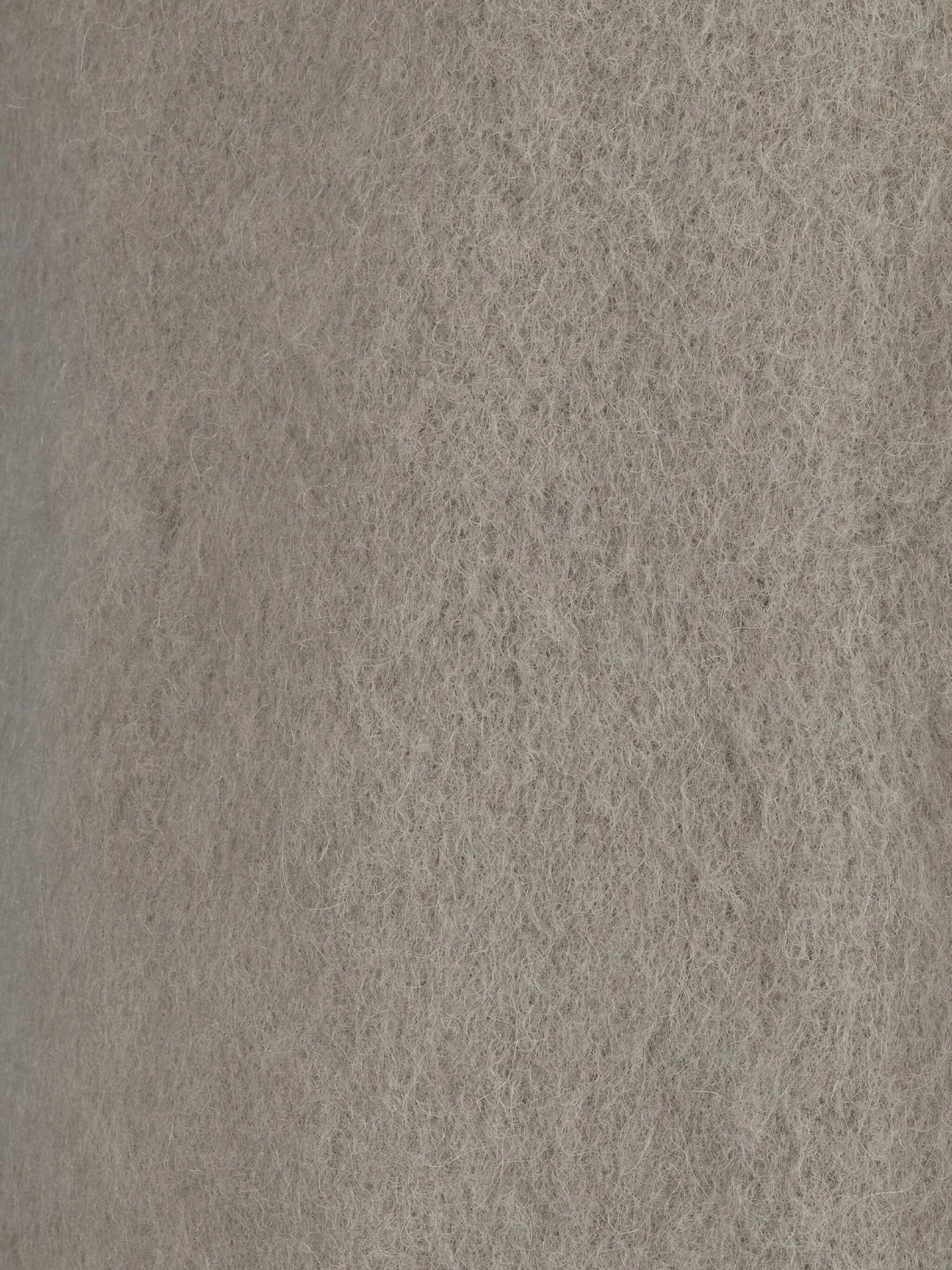 brushed crew-neck jumper