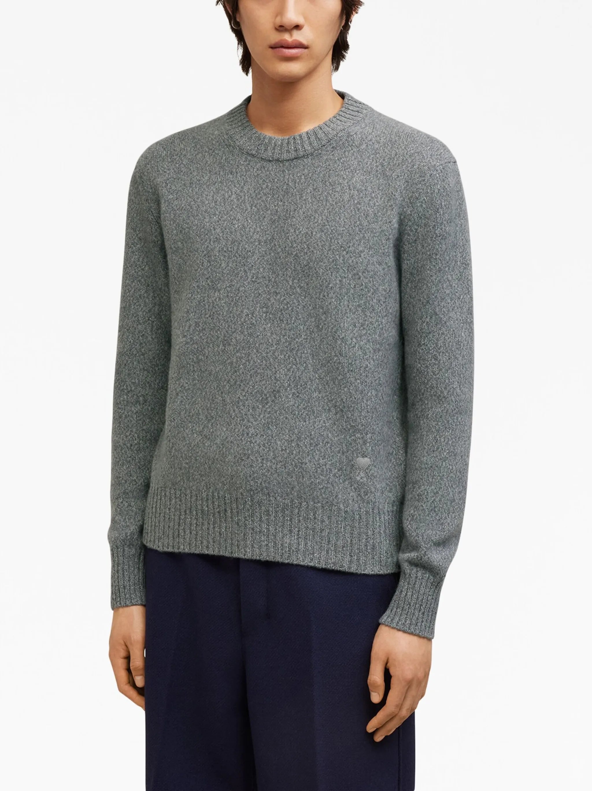 cashmere-blend crew-neck jumper